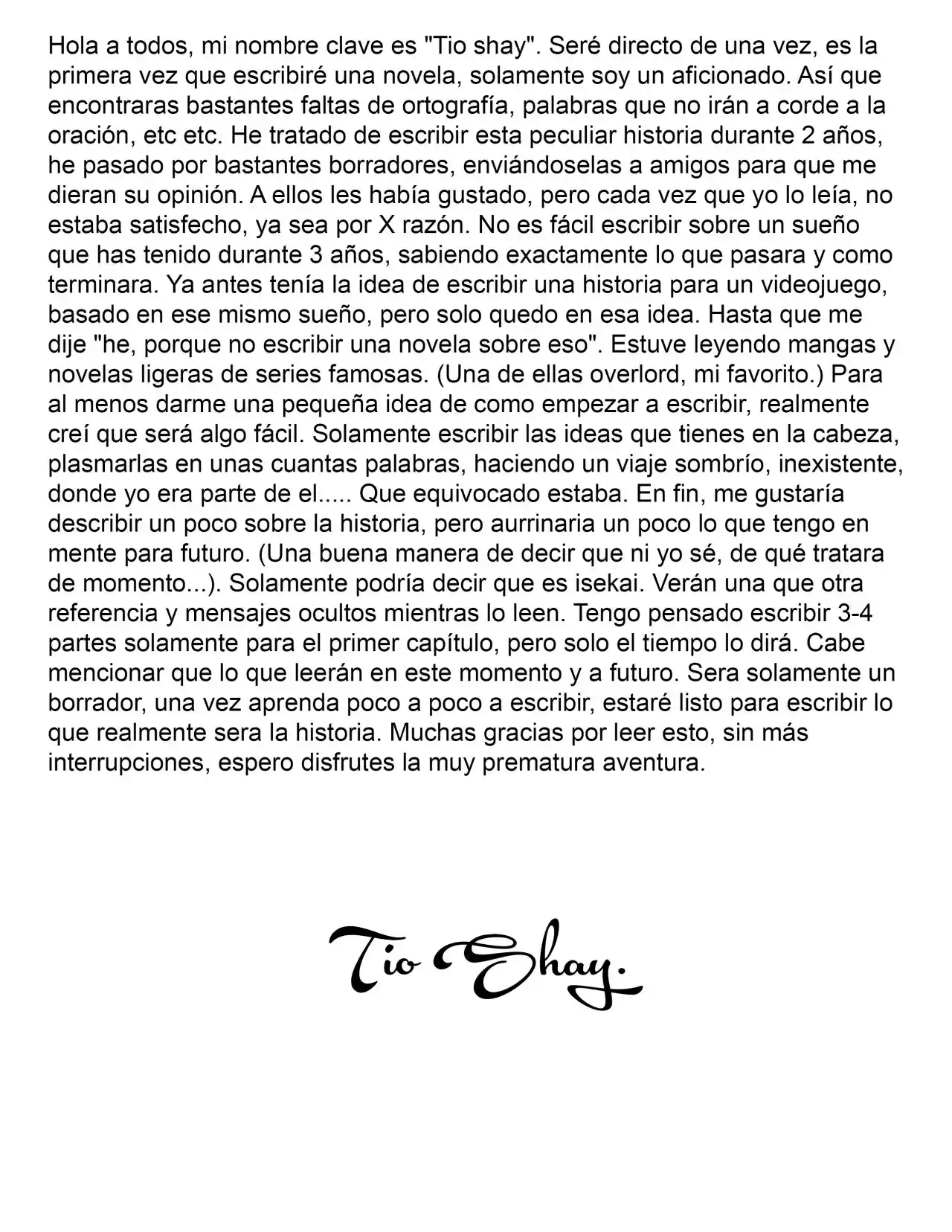 Shout Through The Clock (Novela) - Capítulo 1 - Página 3 - LectorTMOo