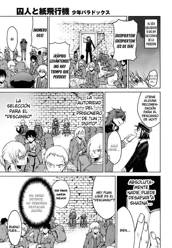 Shuujin To Kamihikouki - Shounen Paradox - Capítulo 3 - Página 12 - LectorTMOo