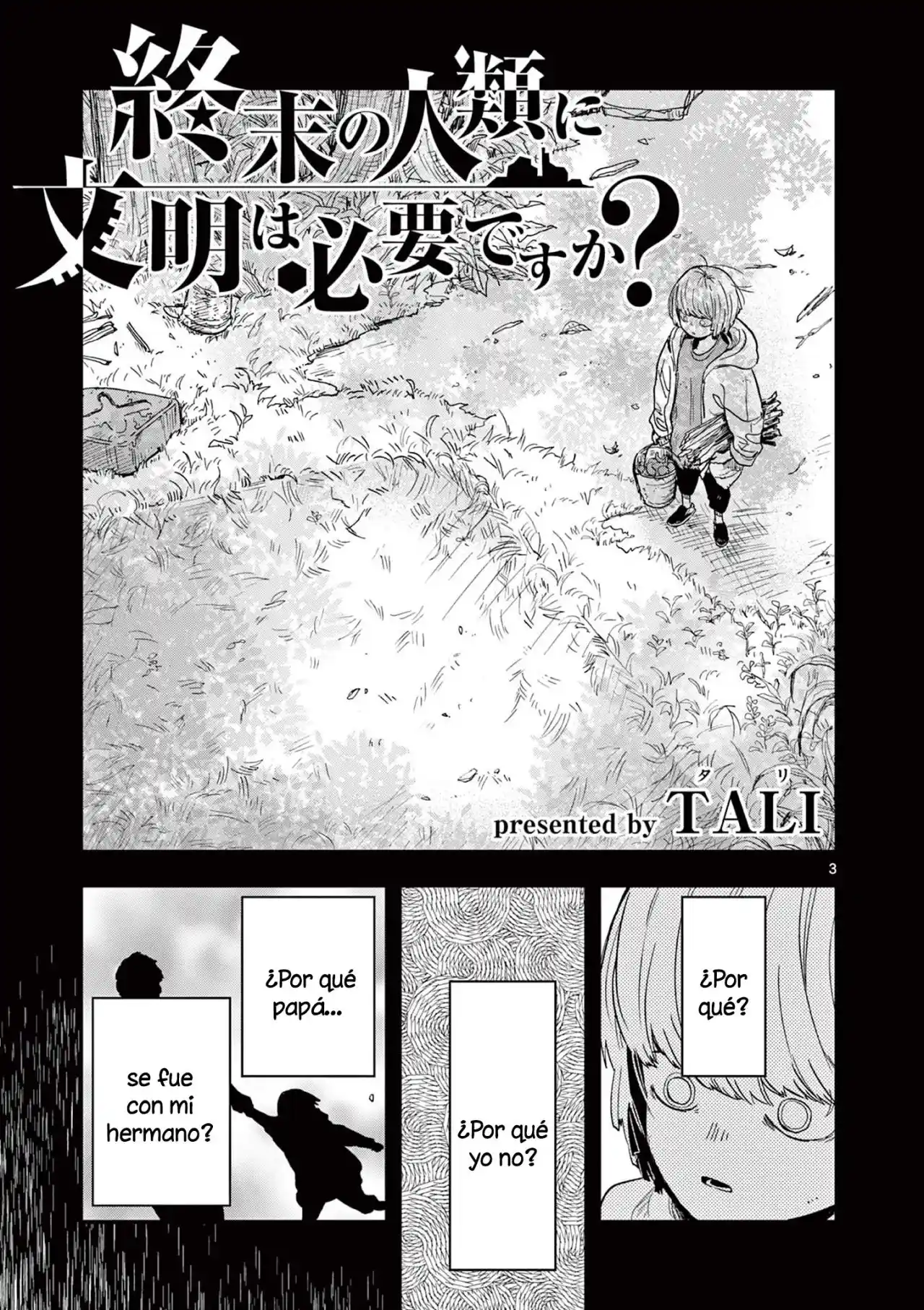 Shuumatsu No Jinrui Ni Bunmei Wa Hitsuyou Desu Ka? - Capítulo 5 - Página 4 - LectorTMOo