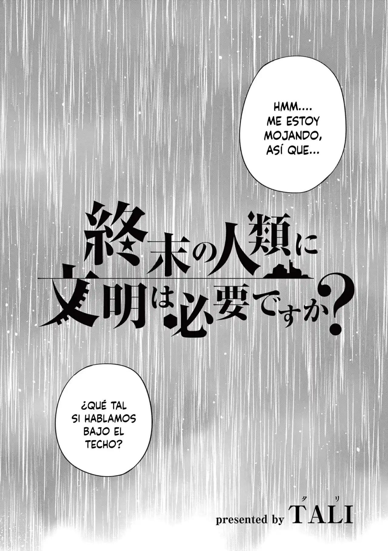 Shuumatsu No Jinrui Ni Bunmei Wa Hitsuyou Desu Ka? - Capítulo 8 - Página 4 - LectorTMOo