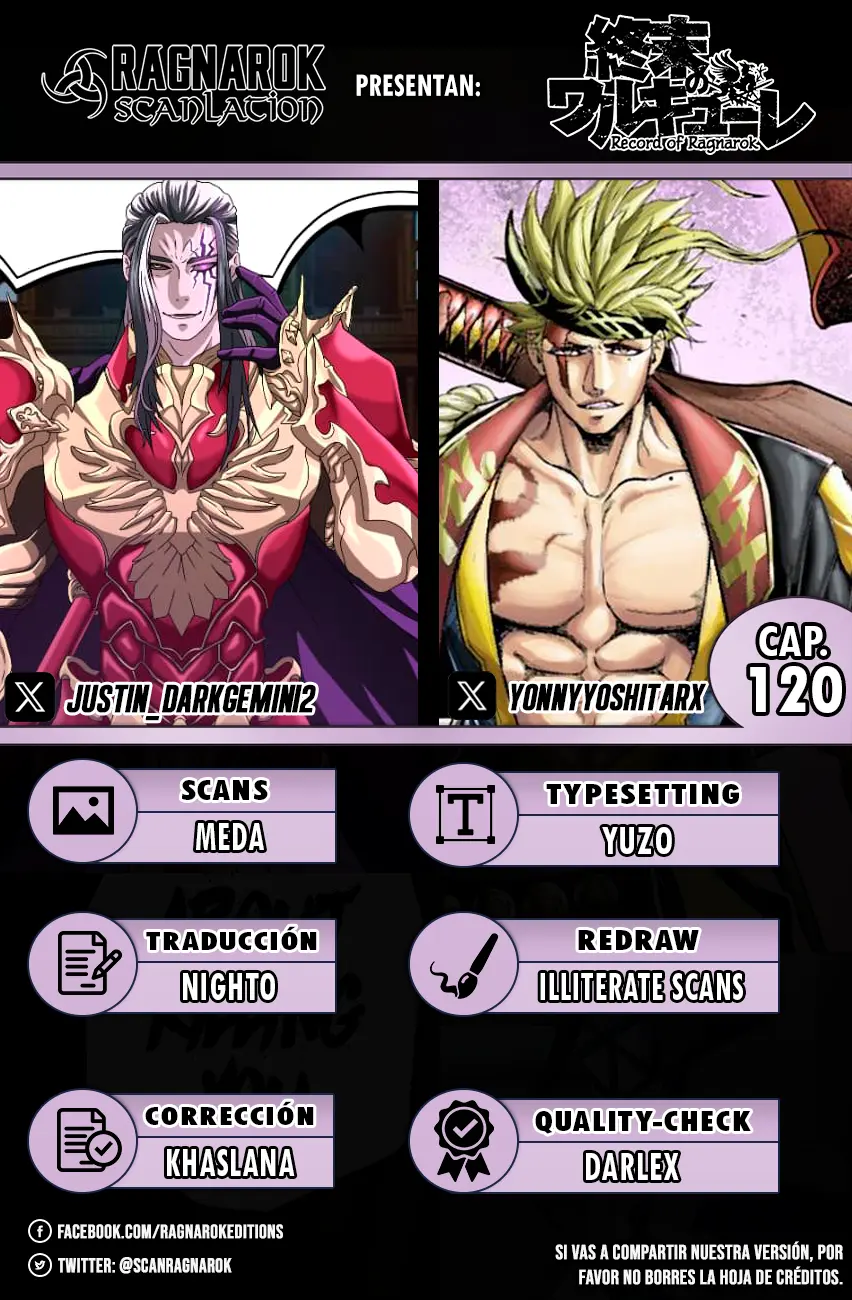 Shuumatsu no Valkyrie - Capítulo 120 - Página 1 - LectorTMOo