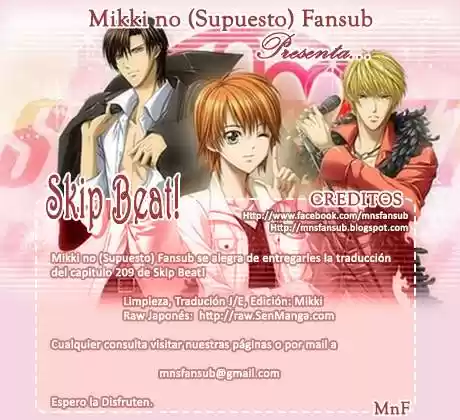 Skip Beat! - Capítulo 209 - Página 1 - LectorTMOo