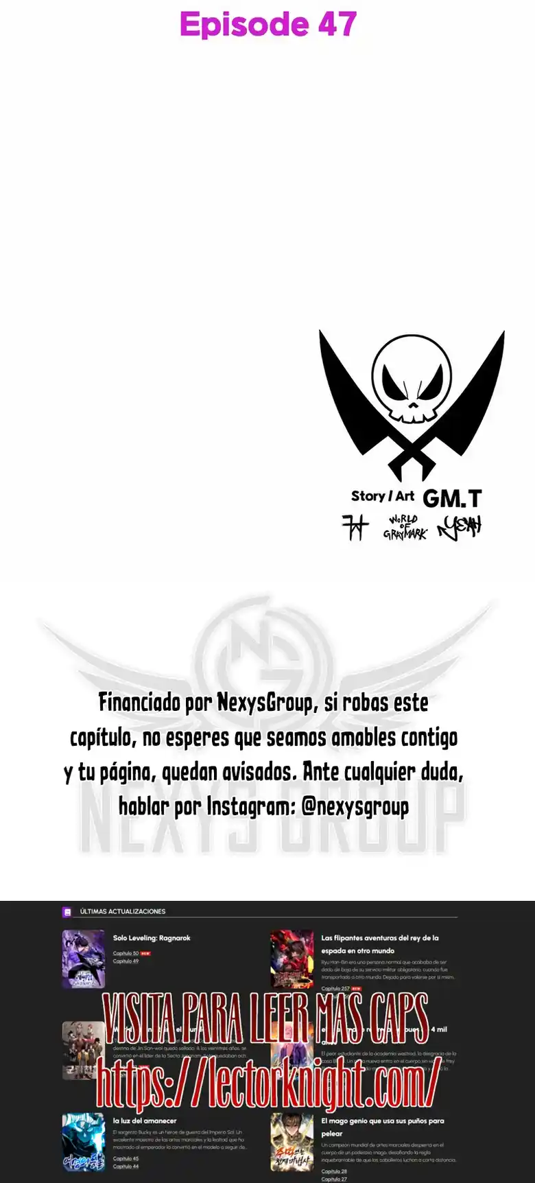 So capítulo 47 página 31