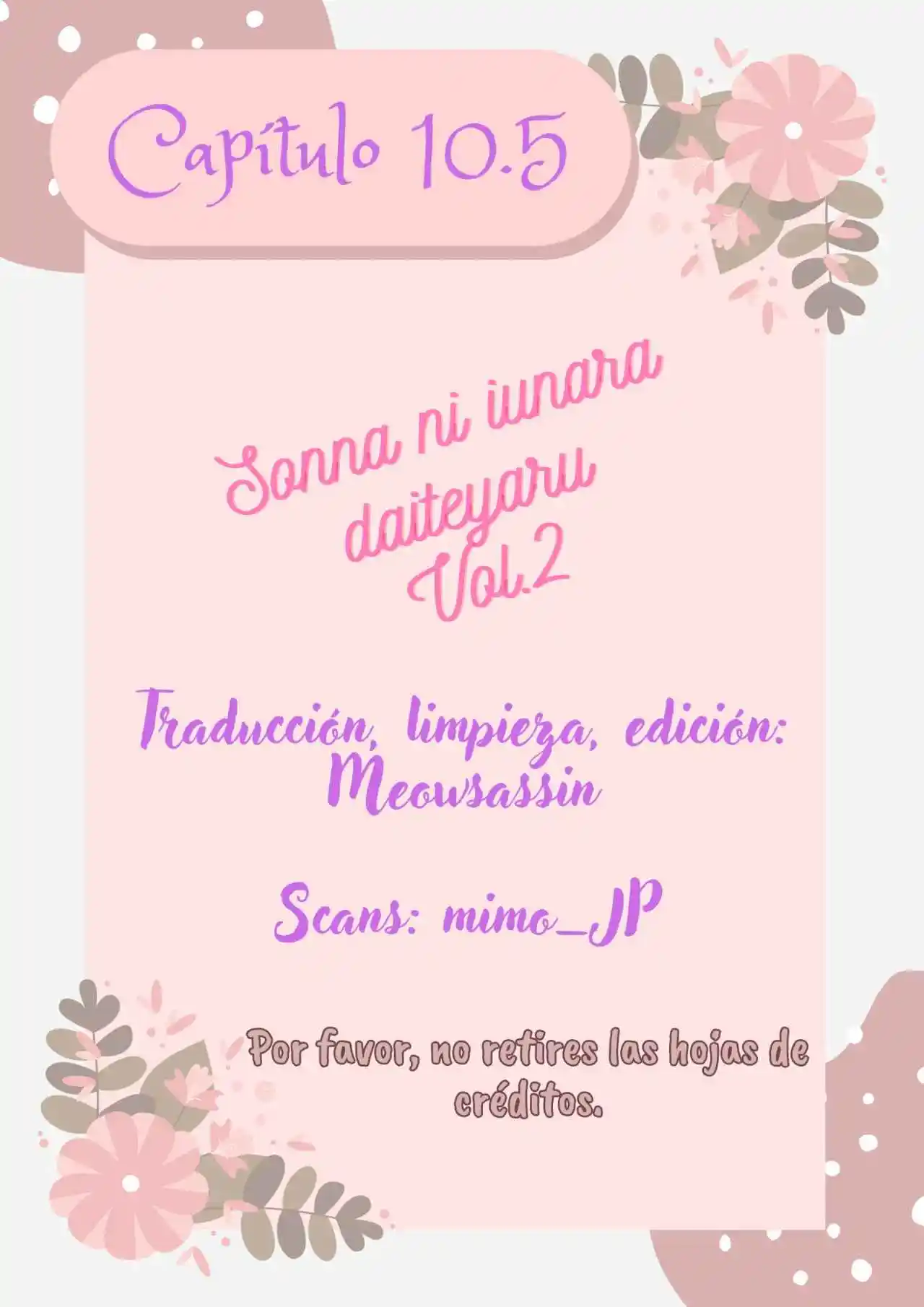 Sonnani Iunara Daite Yaru - Capítulo 10.50 - Página 1 - LectorTMOo