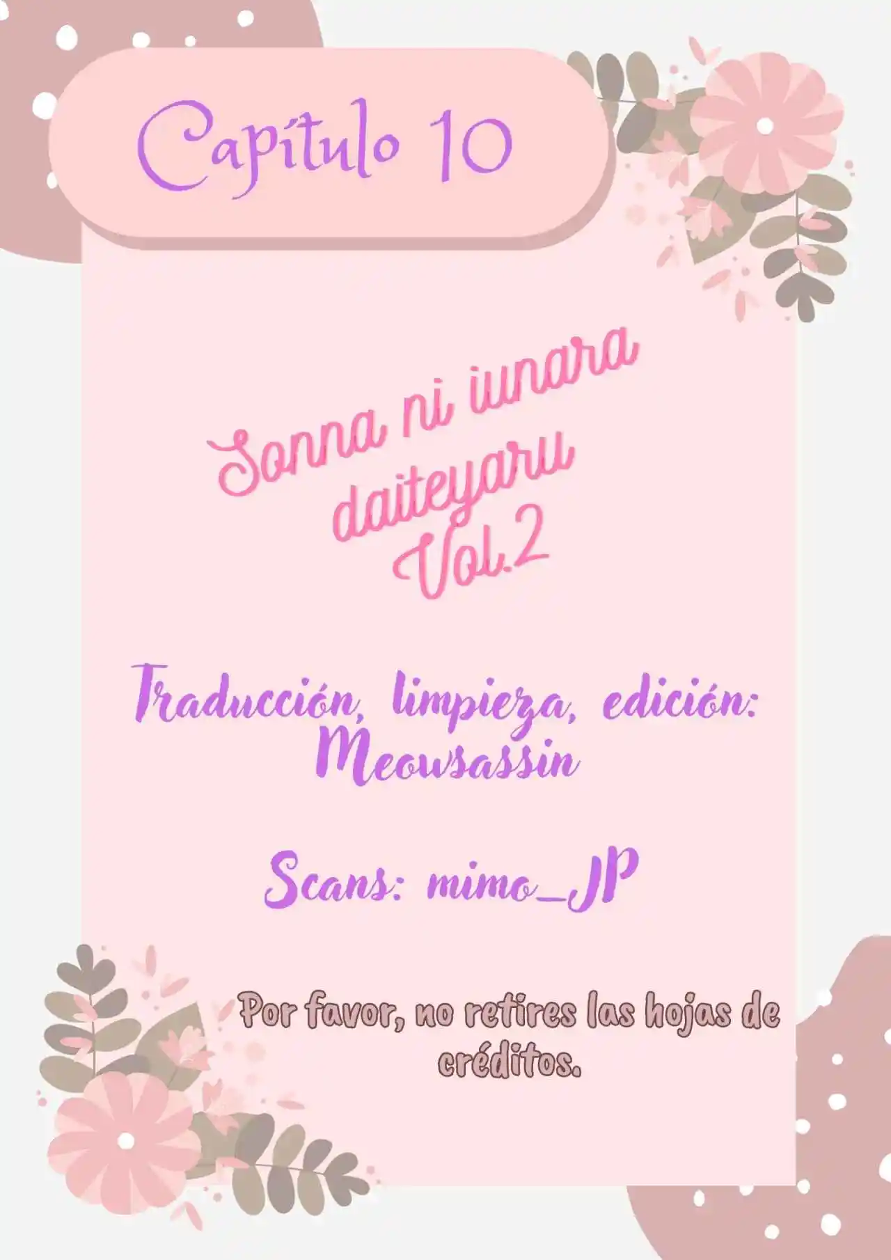 Sonnani Iunara Daite Yaru - Capítulo 10 - Página 1 - LectorTMOo