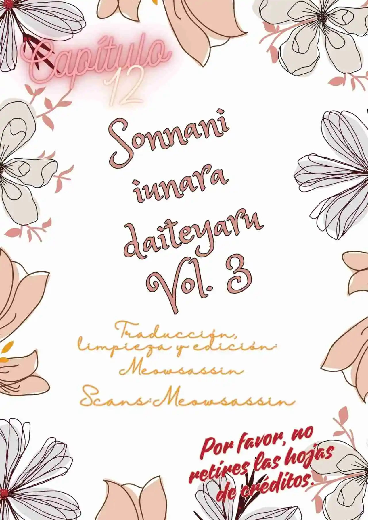 Sonnani Iunara Daite Yaru - Capítulo 12 - Página 1 - LectorTMOo