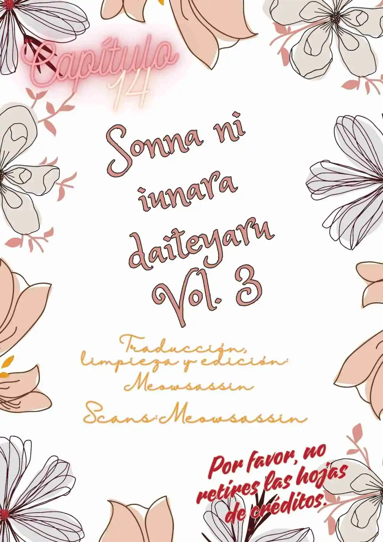 Sonnani Iunara Daite Yaru - Capítulo 14 - Página 1 - LectorTMOo