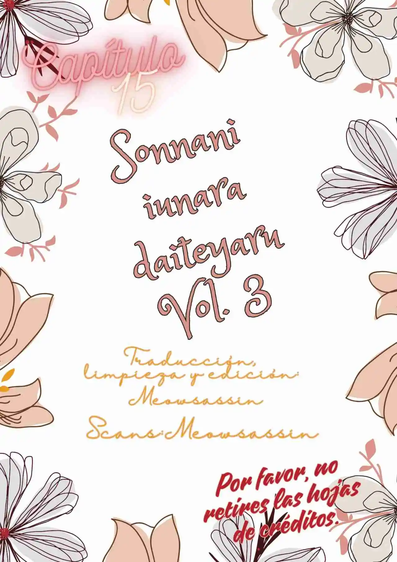 Sonnani Iunara Daite Yaru - Capítulo 15 - Página 1 - LectorTMOo