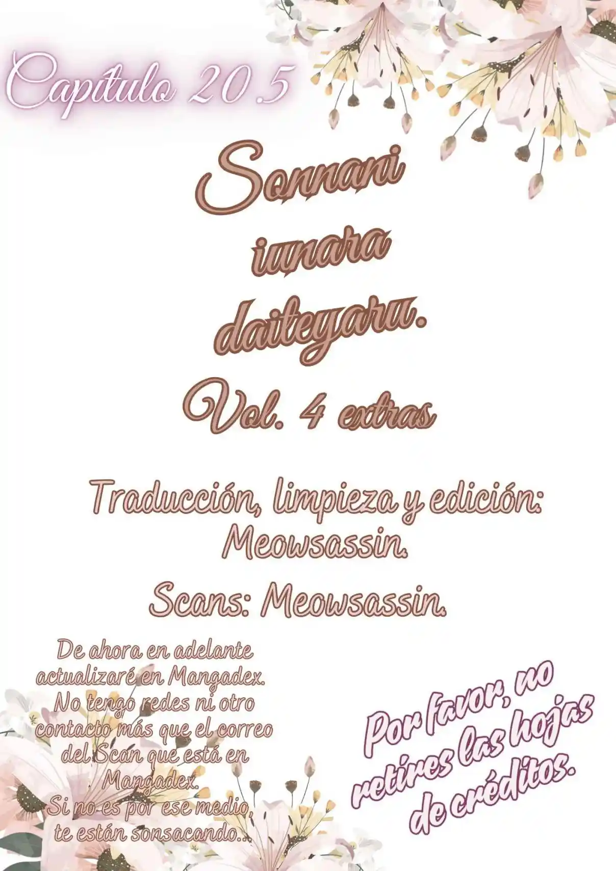 Sonnani Iunara Daite Yaru - Capítulo 20.5 - Página 1 - LectorTMOo