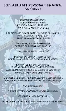 Soy La Hija Del Personaje Principal (Novela) - Capítulo 1 - Página 4 - LectorTMOo
