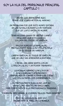 Soy La Hija Del Personaje Principal (Novela) - Capítulo 1 - Página 6 - LectorTMOo