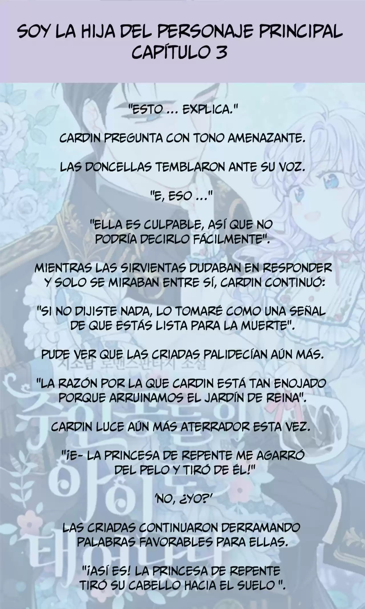 Soy La Hija Del Personaje Principal (Novela) - Capítulo 3 - Página 4 - LectorTMOo
