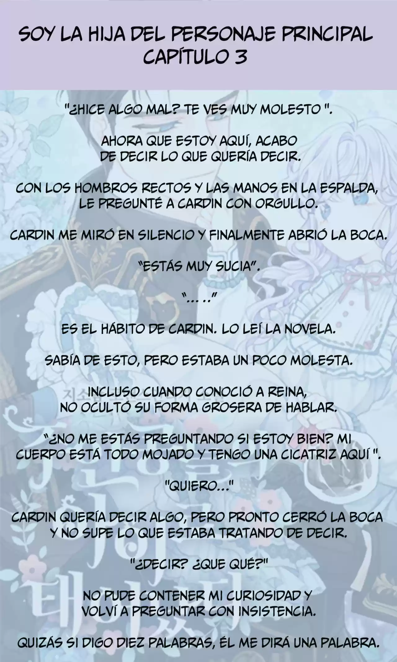 Soy La Hija Del Personaje Principal (Novela) - Capítulo 3 - Página 8 - LectorTMOo