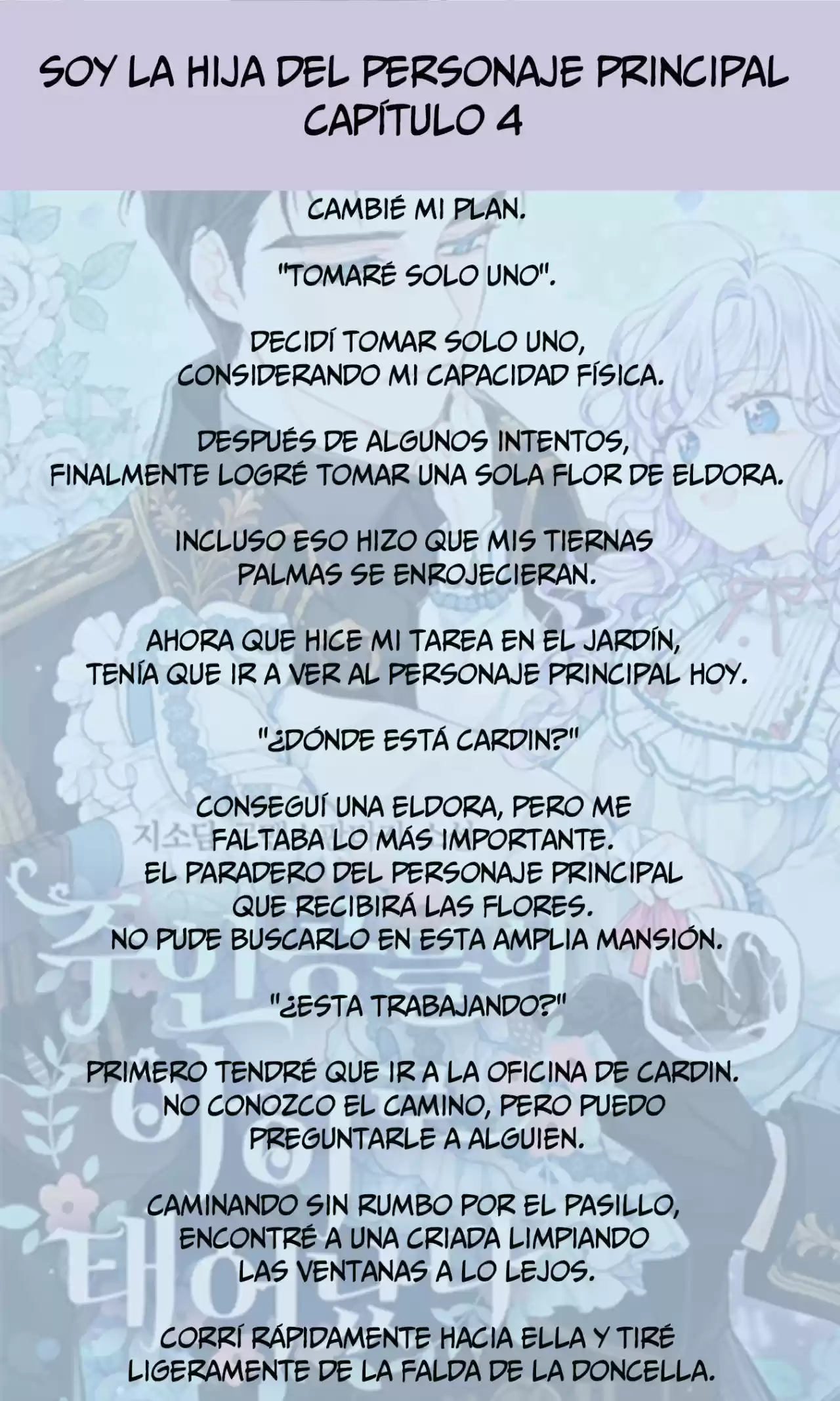 Soy La Hija Del Personaje Principal (Novela) - Capítulo 4 - Página 6 - LectorTMOo