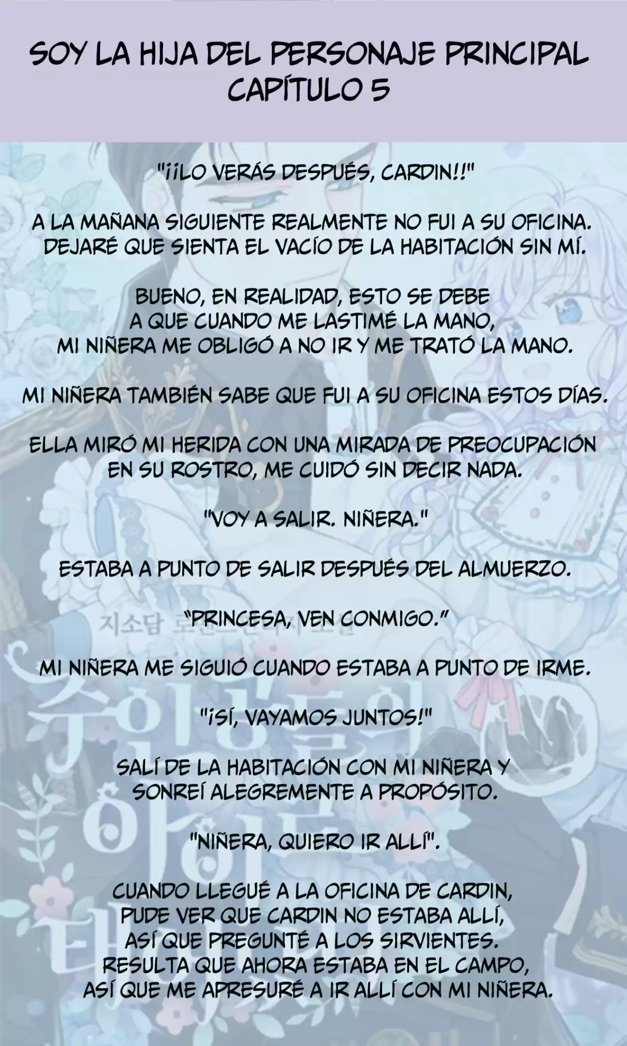 Soy La Hija Del Personaje Principal (Novela) - Capítulo 5 - Página 3 - LectorTMOo