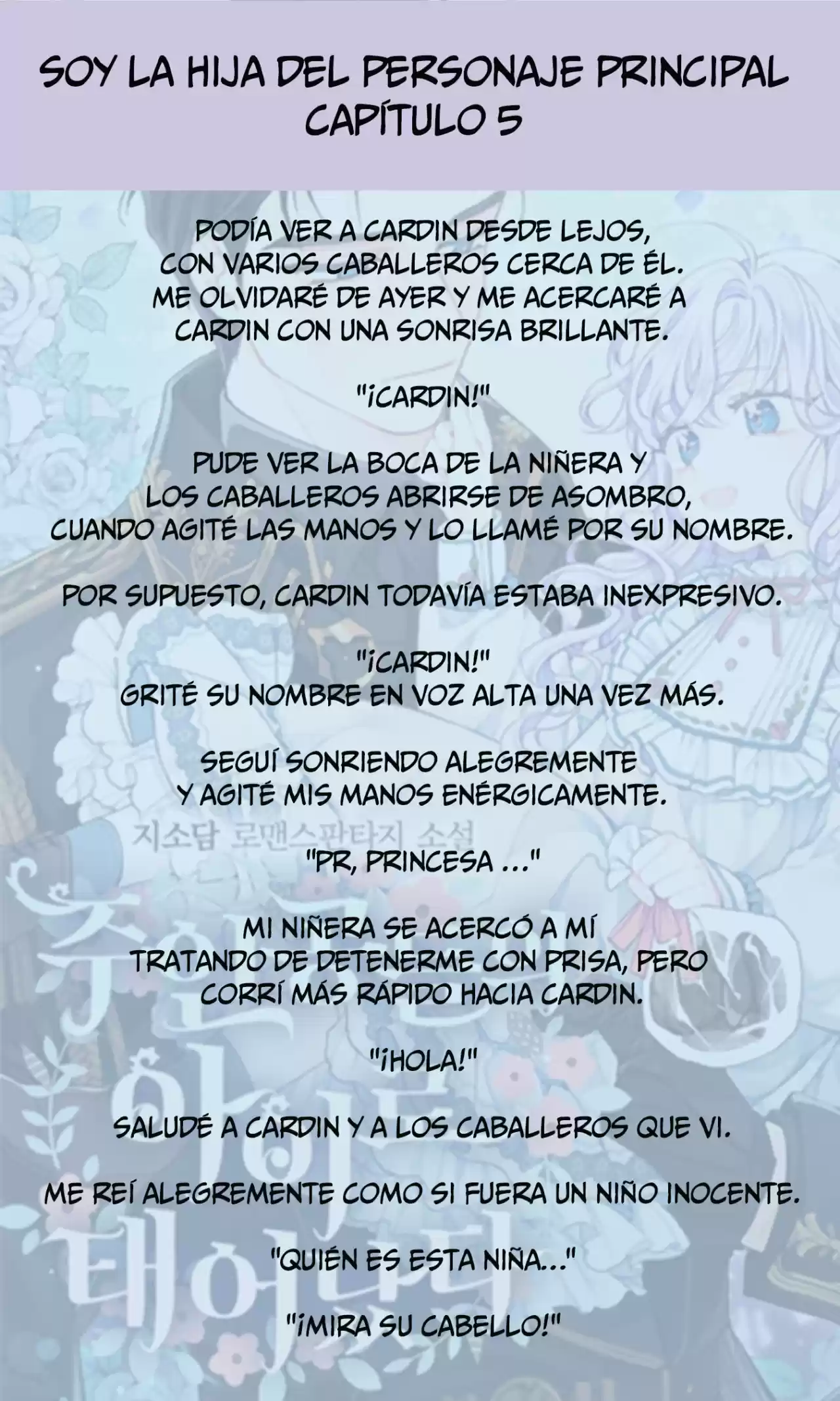 Soy La Hija Del Personaje Principal (Novela) - Capítulo 5 - Página 4 - LectorTMOo