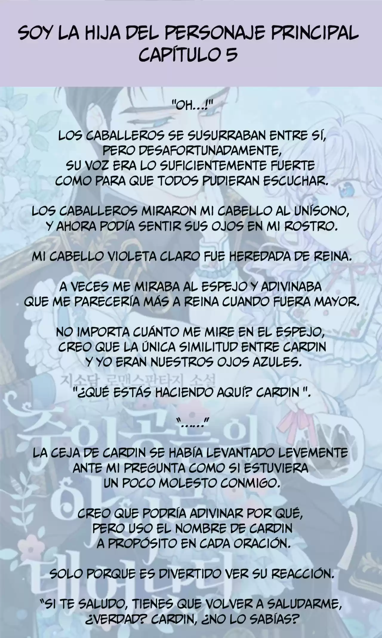 Soy La Hija Del Personaje Principal (Novela) - Capítulo 5 - Página 5 - LectorTMOo