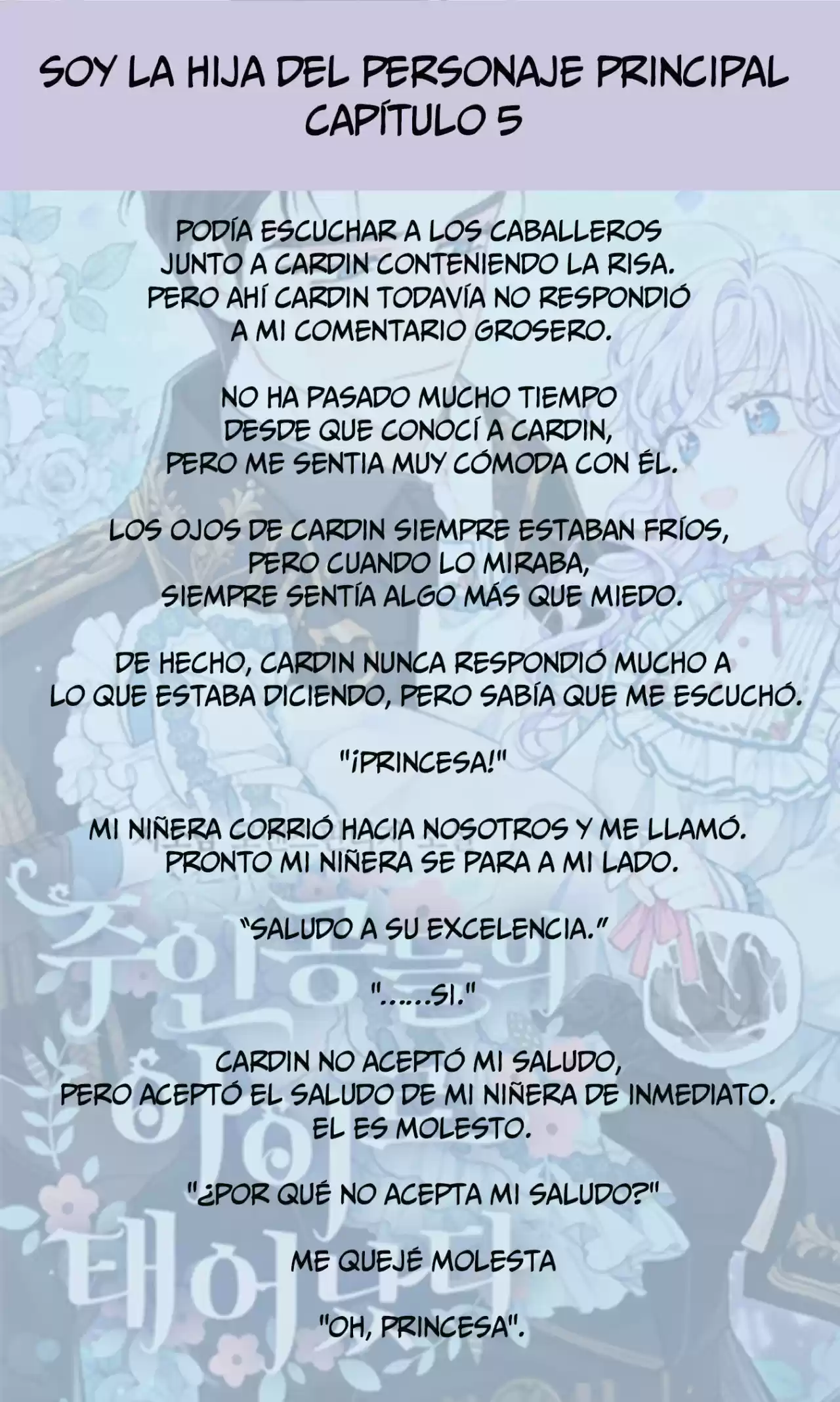 Soy La Hija Del Personaje Principal (Novela) - Capítulo 5 - Página 6 - LectorTMOo