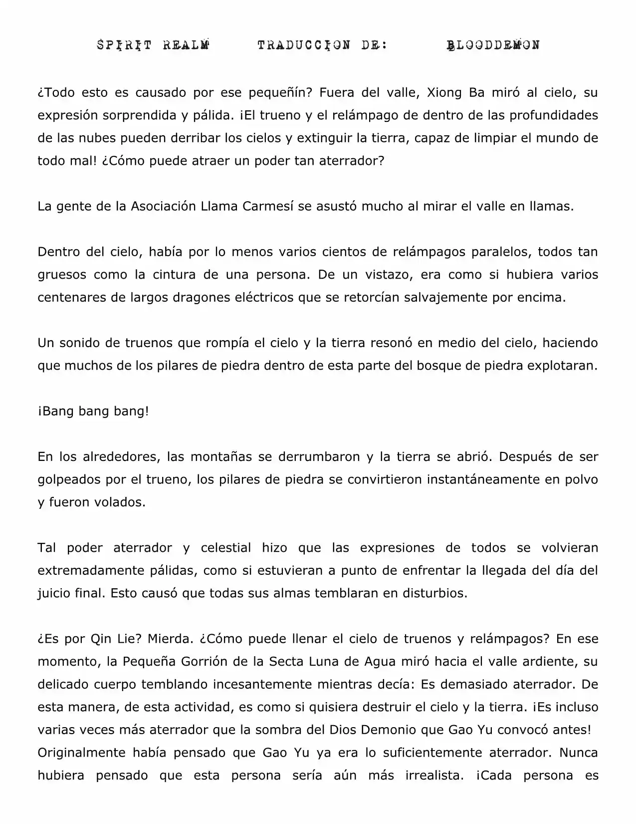 Spirit Realm (Novela) - Capítulo 100 - Página 6 - LectorTMOo