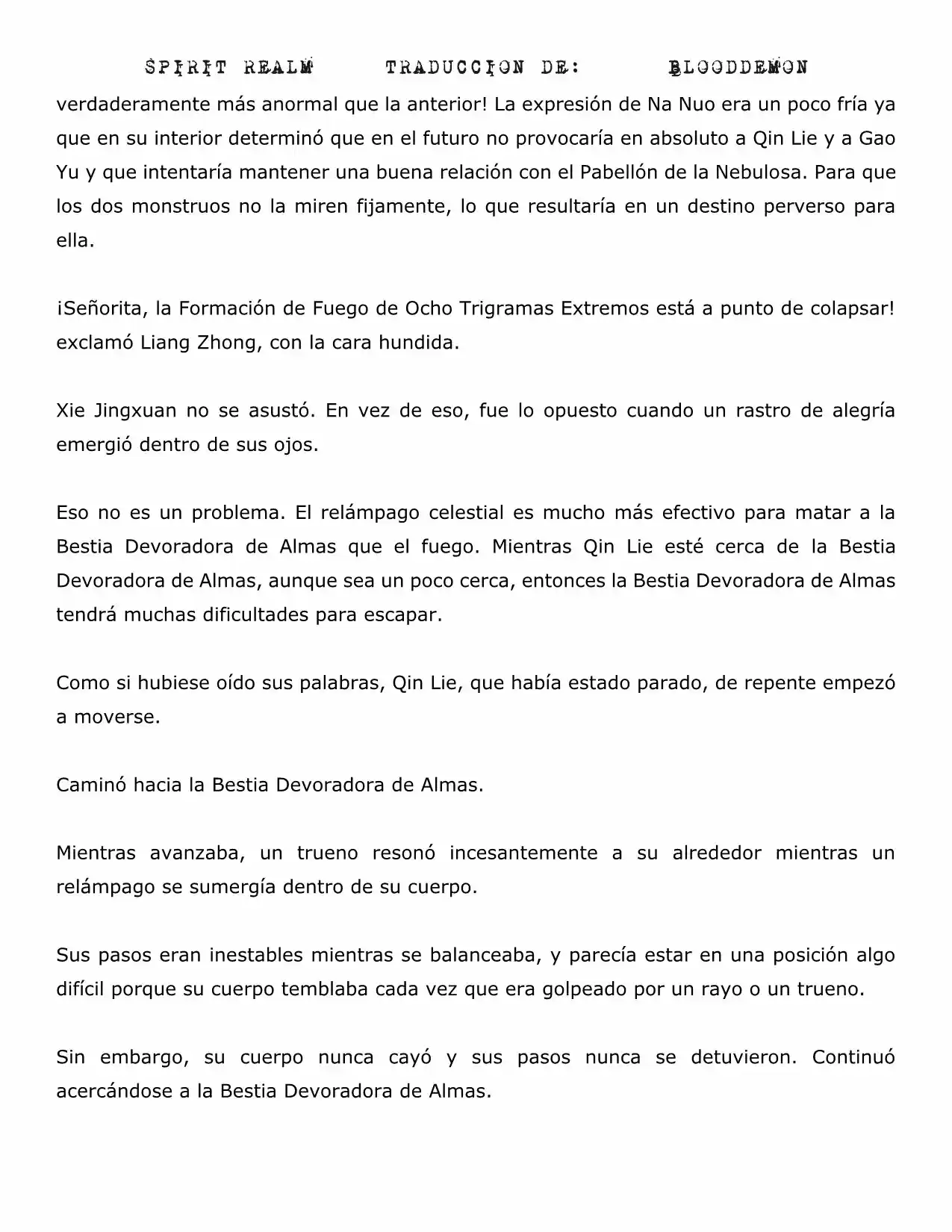 Spirit Realm (Novela) - Capítulo 100 - Página 7 - LectorTMOo