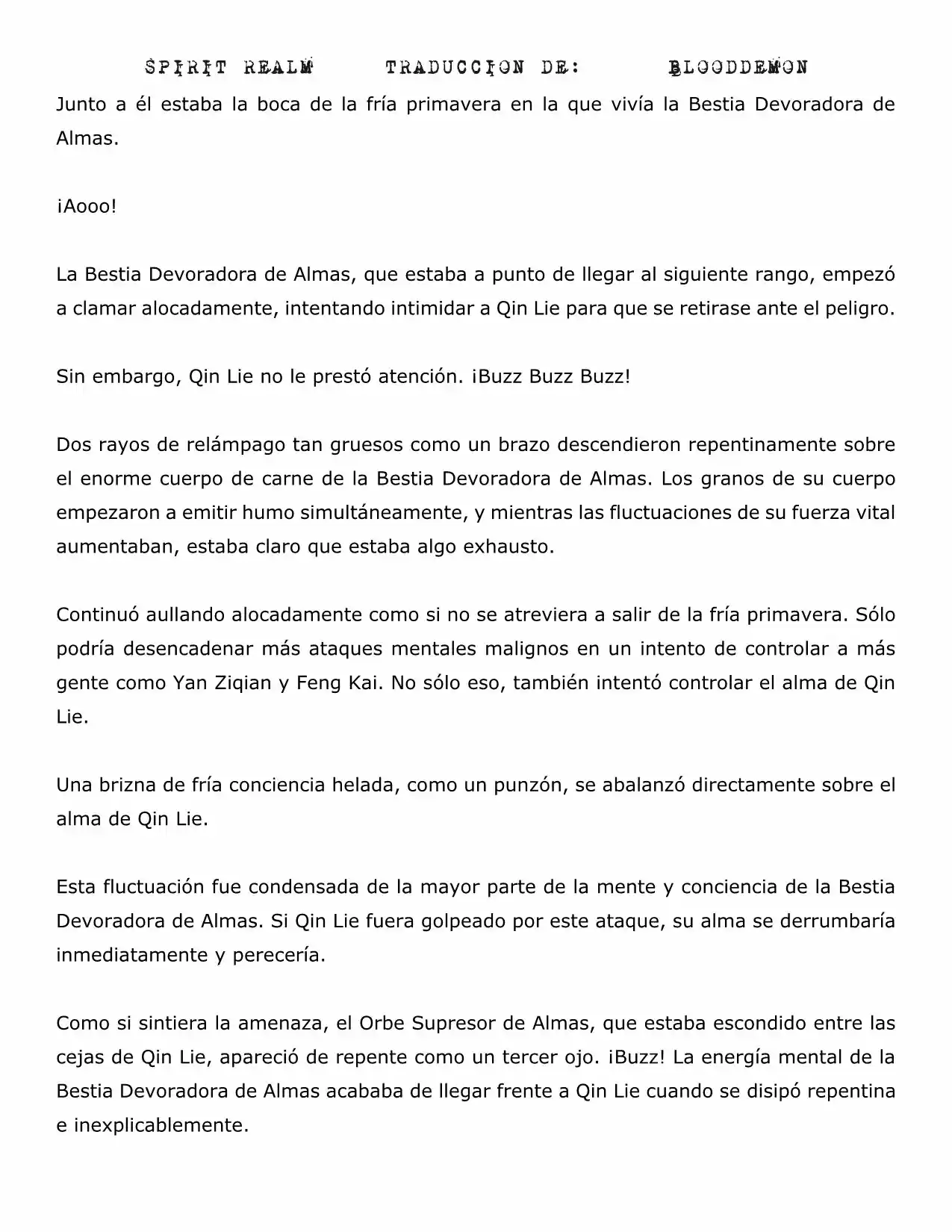 Spirit Realm (Novela) - Capítulo 100 - Página 8 - LectorTMOo