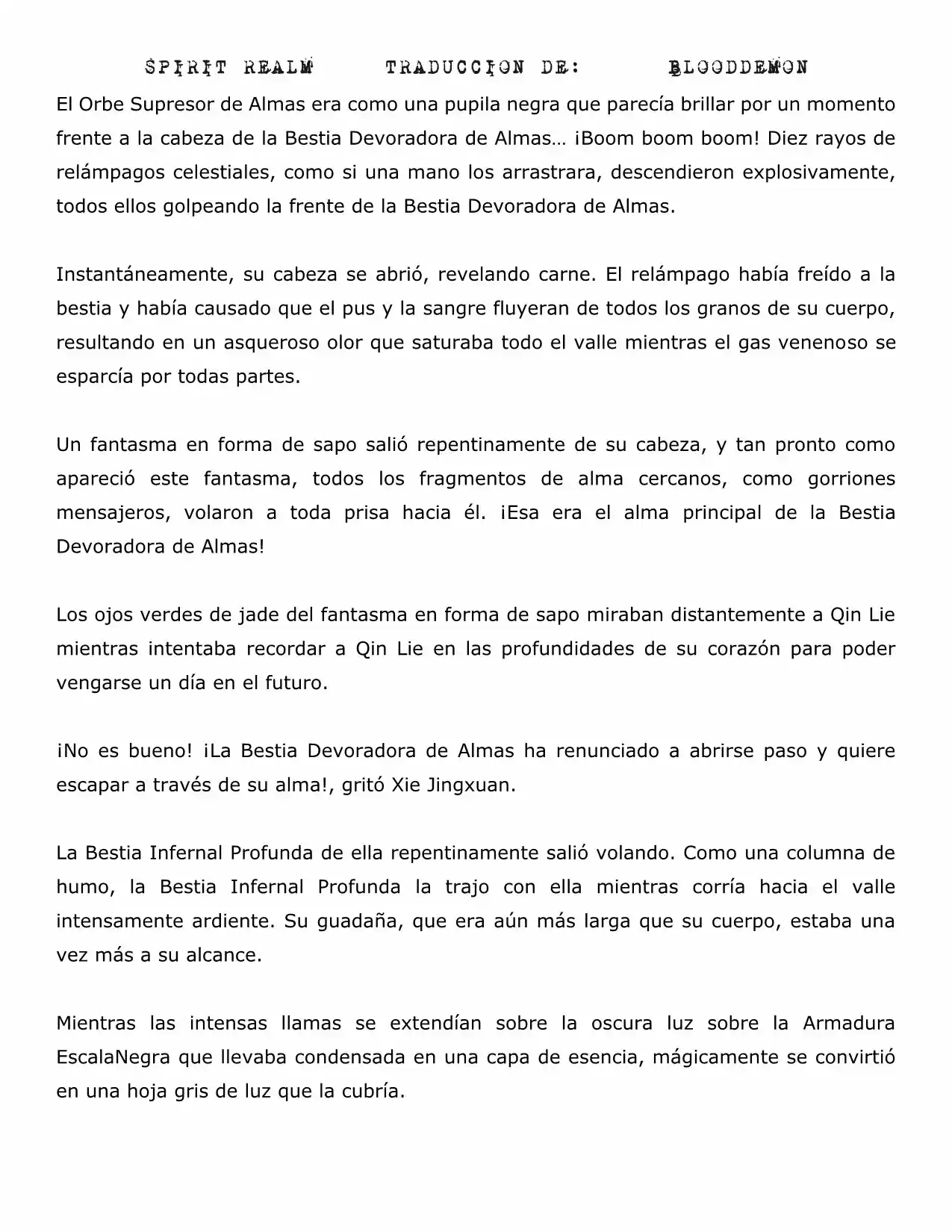 Spirit Realm (Novela) - Capítulo 100 - Página 9 - LectorTMOo