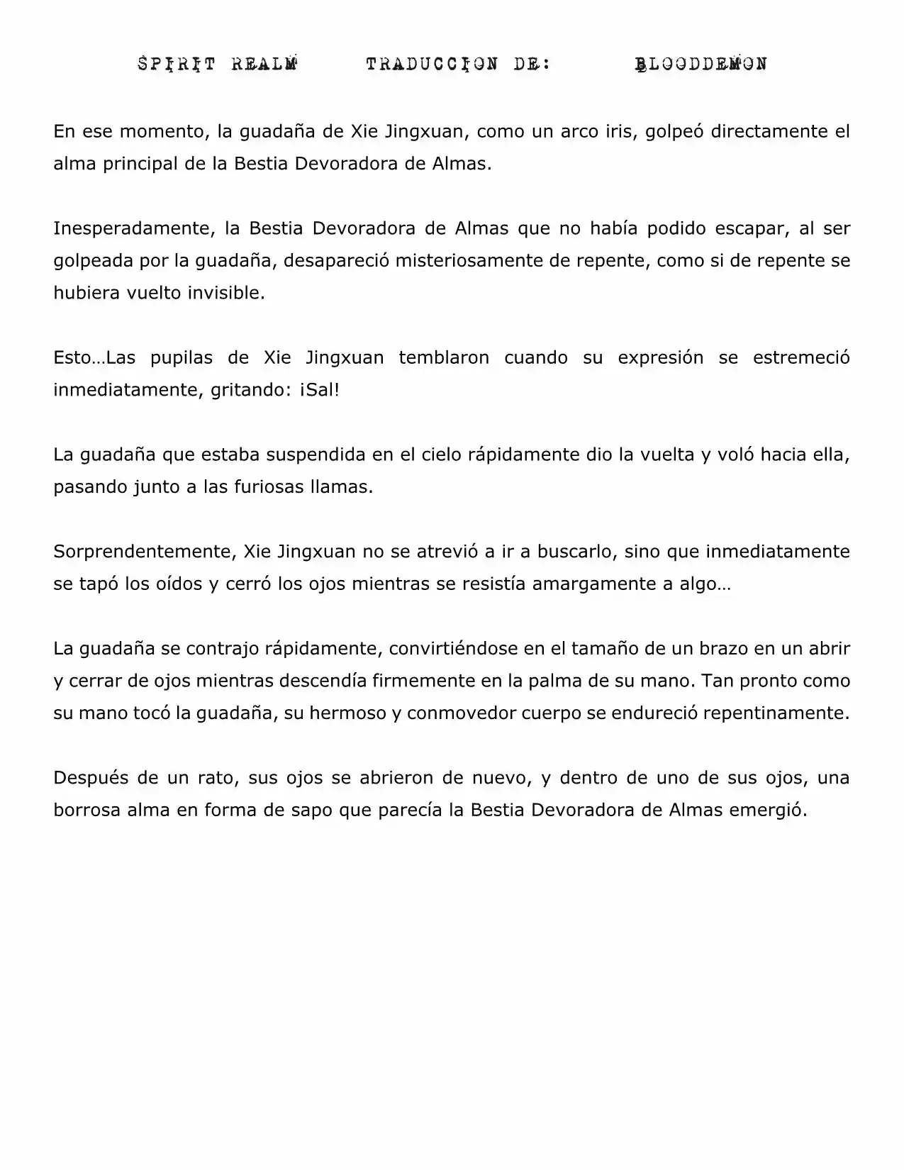Spirit Realm (Novela) - Capítulo 100 - Página 12 - LectorTMOo