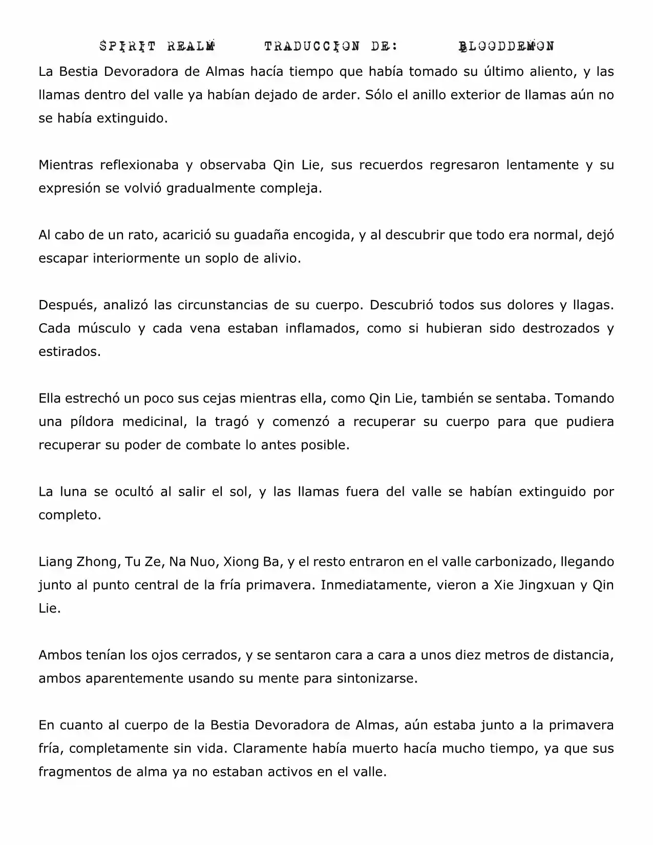 Spirit Realm (Novela) - Capítulo 101 - Página 9 - LectorTMOo