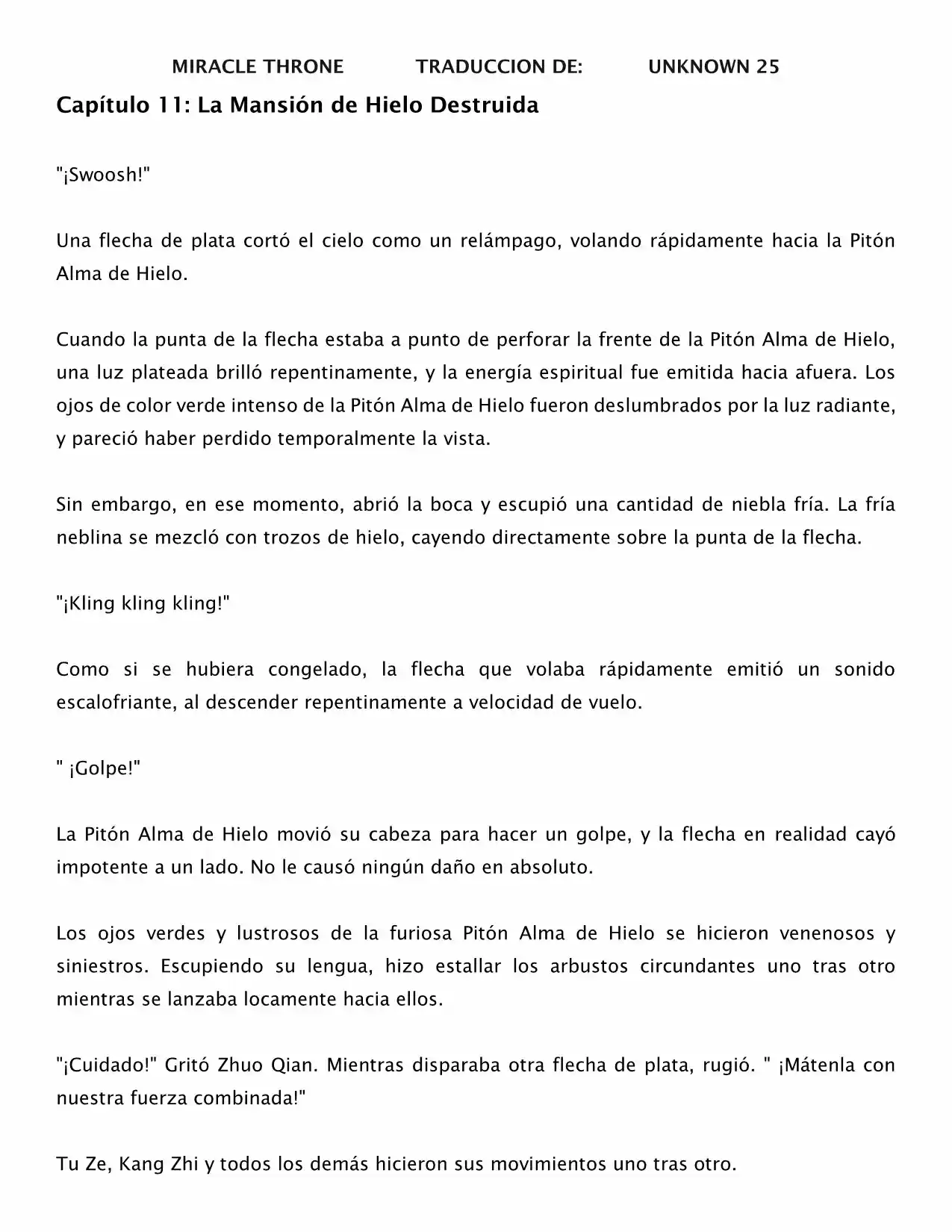 Spirit Realm (Novela) - Capítulo 11 - Página 1 - LectorTMOo