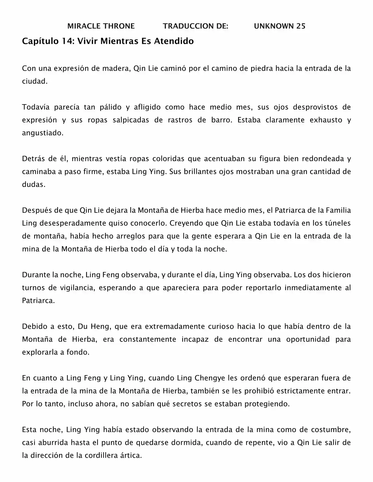 Spirit Realm (Novela) - Capítulo 14 - Página 1 - LectorTMOo