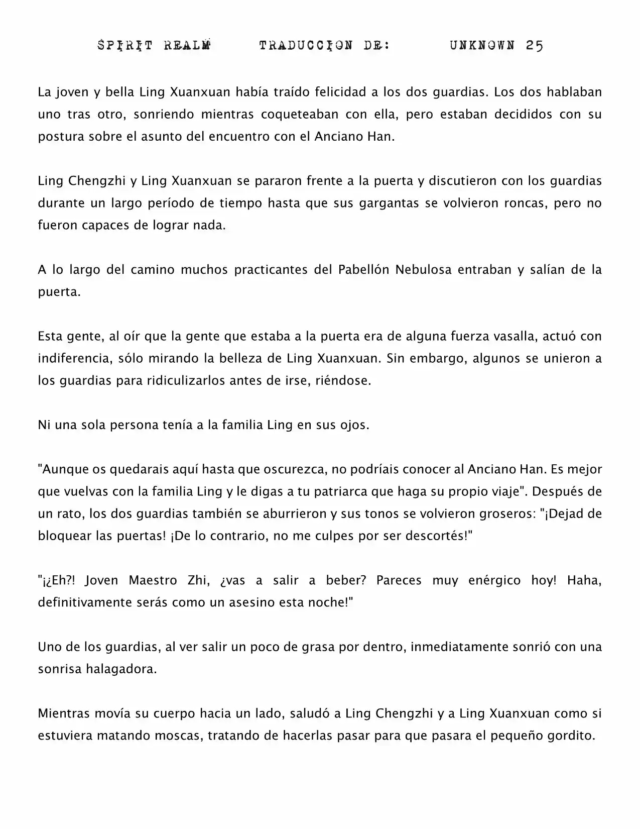 Spirit Realm (Novela) - Capítulo 18 - Página 4 - LectorTMOo