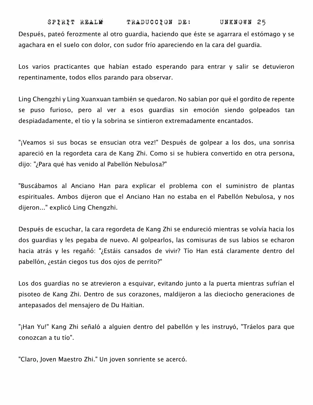Spirit Realm (Novela) - Capítulo 18 - Página 6 - LectorTMOo