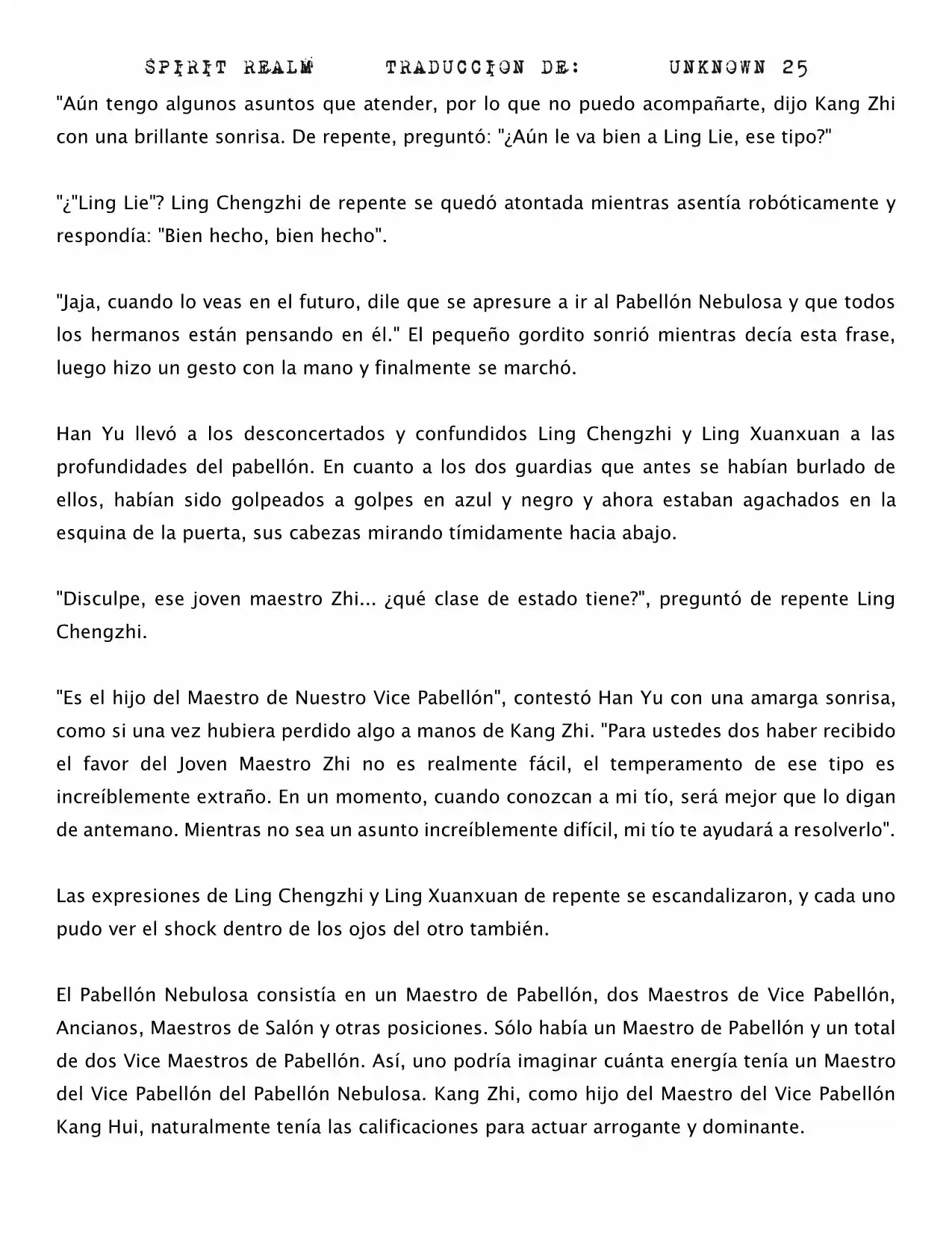 Spirit Realm (Novela) - Capítulo 18 - Página 7 - LectorTMOo