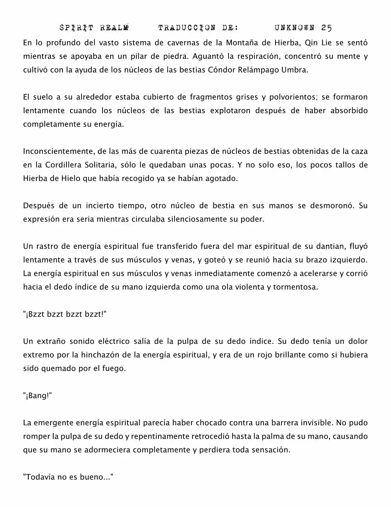 Spirit Realm (Novela) - Capítulo 19 - Página 3 - LectorTMOo