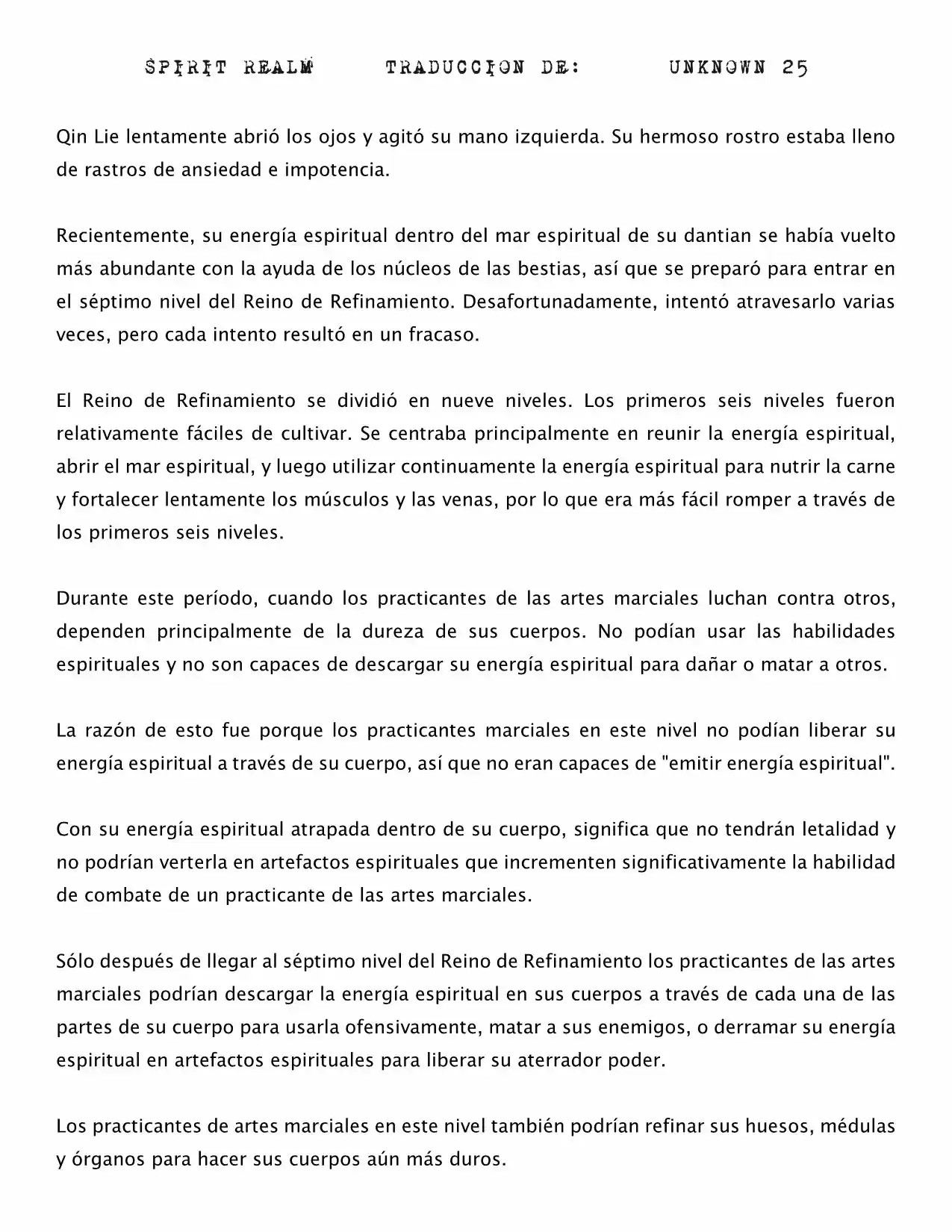 Spirit Realm (Novela) - Capítulo 19 - Página 4 - LectorTMOo