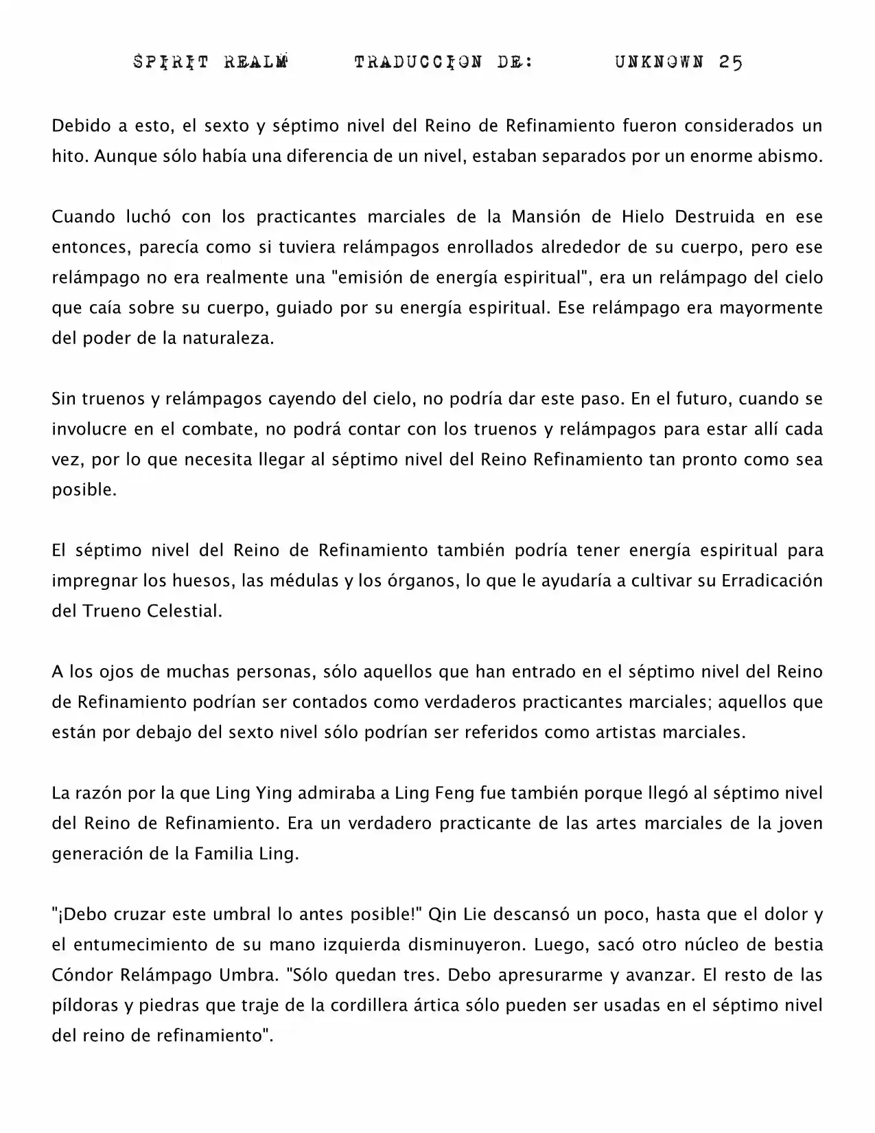 Spirit Realm (Novela) - Capítulo 19 - Página 5 - LectorTMOo