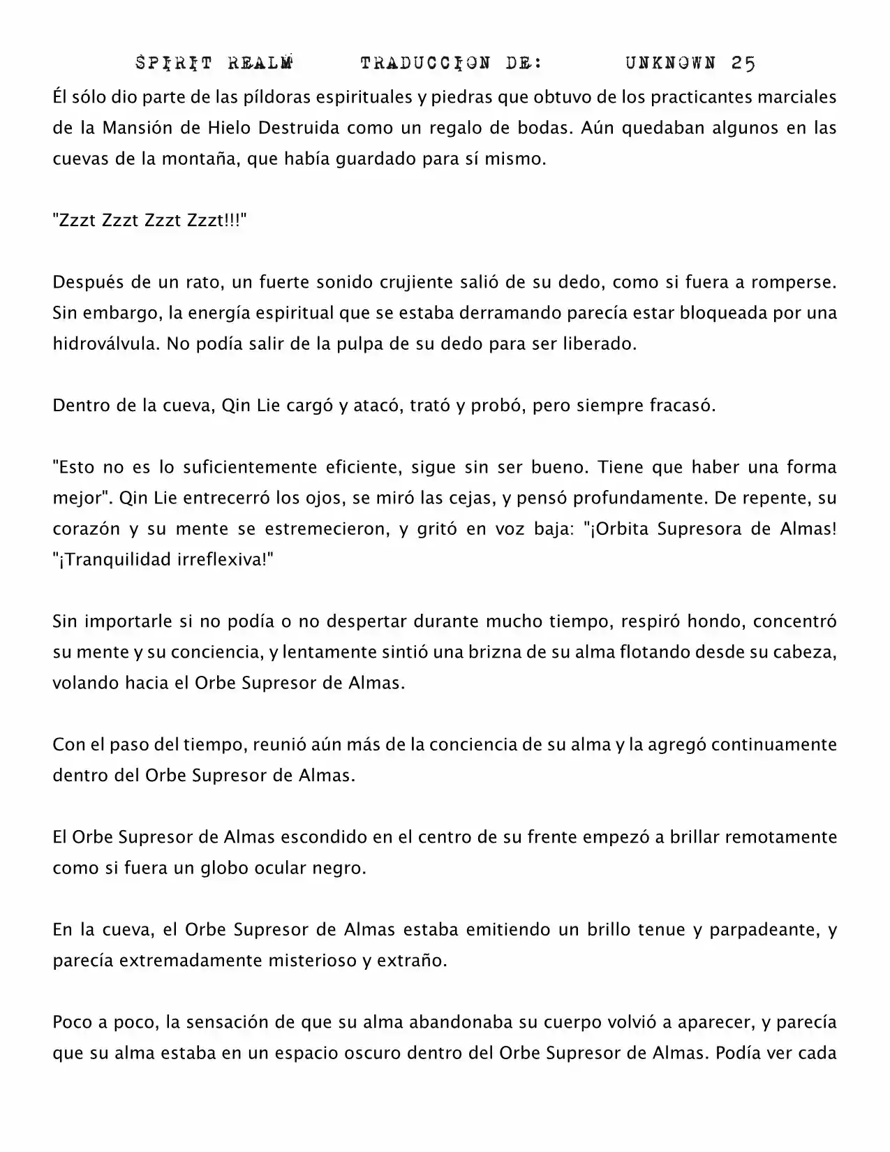 Spirit Realm (Novela) - Capítulo 19 - Página 6 - LectorTMOo