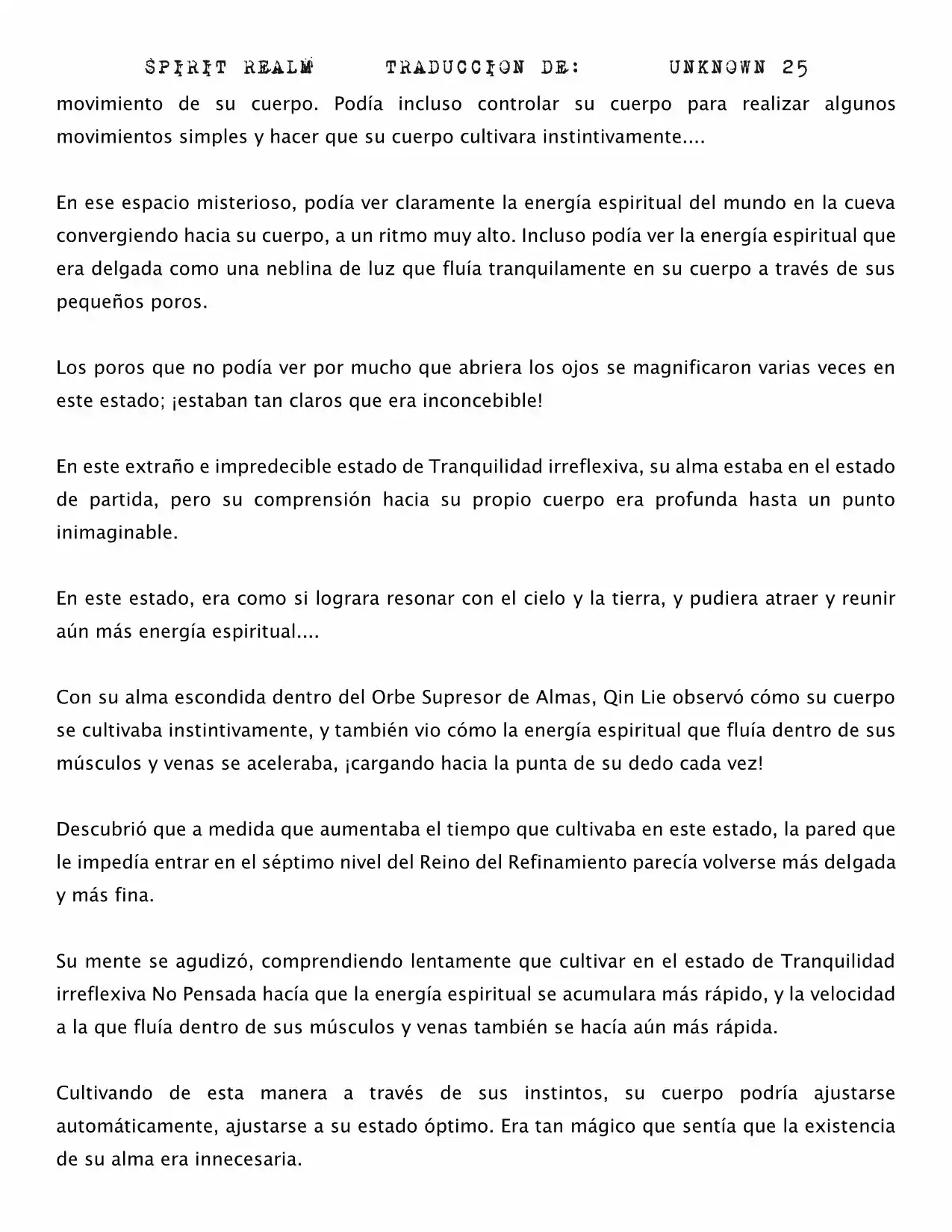 Spirit Realm (Novela) - Capítulo 19 - Página 7 - LectorTMOo
