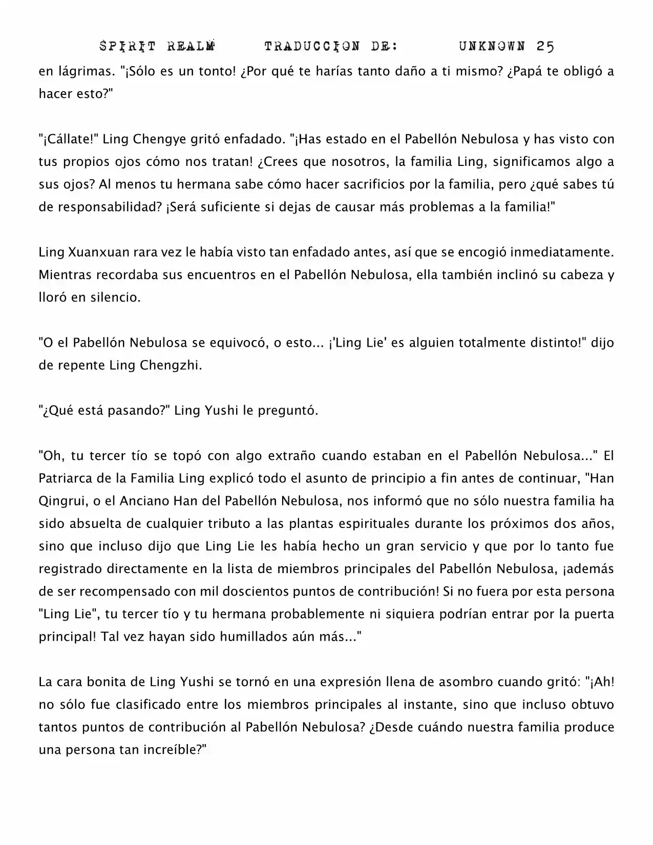 Spirit Realm (Novela) - Capítulo 20 - Página 5 - LectorTMOo