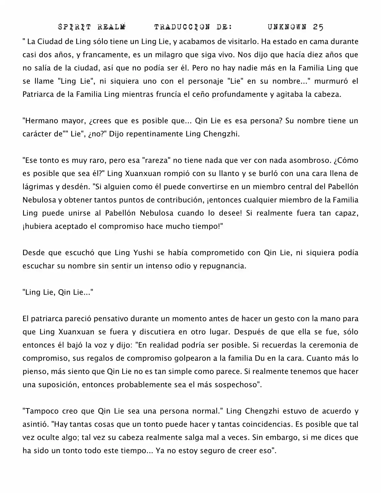 Spirit Realm (Novela) - Capítulo 20 - Página 6 - LectorTMOo