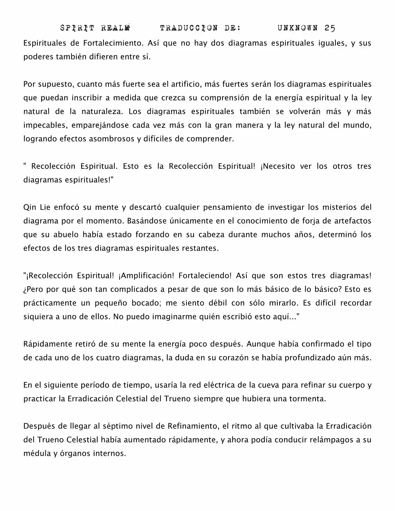 Spirit Realm (Novela) - Capítulo 22 - Página 5 - LectorTMOo