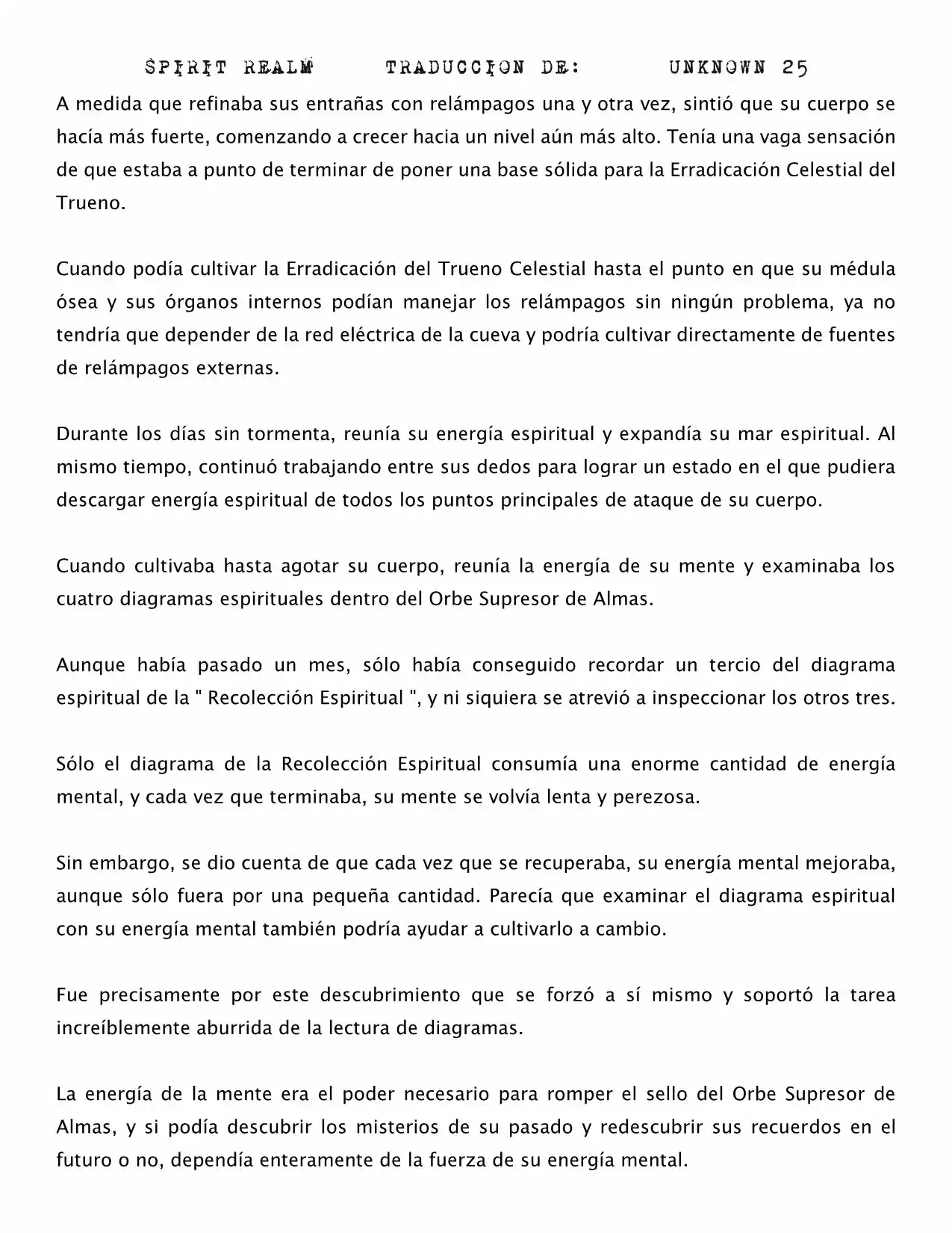 Spirit Realm (Novela) - Capítulo 22 - Página 6 - LectorTMOo
