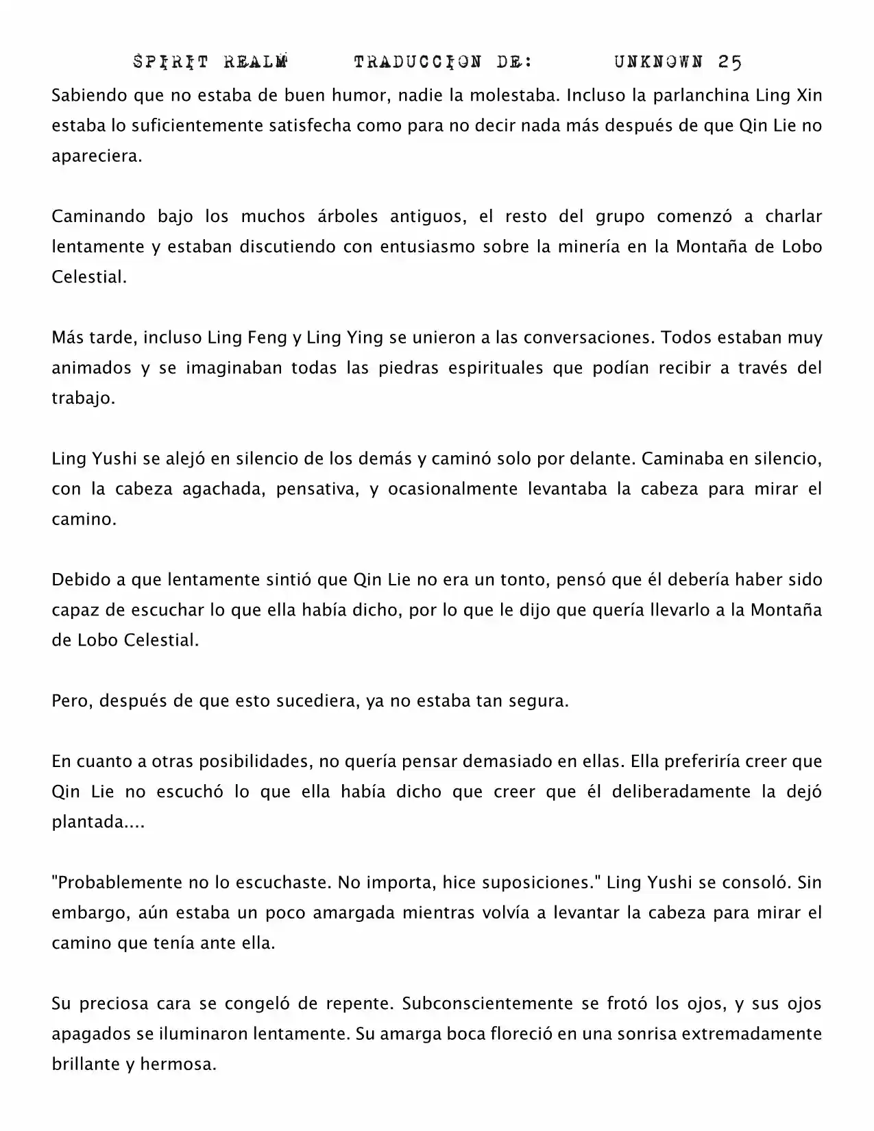 Spirit Realm (Novela) - Capítulo 23 - Página 6 - LectorTMOo