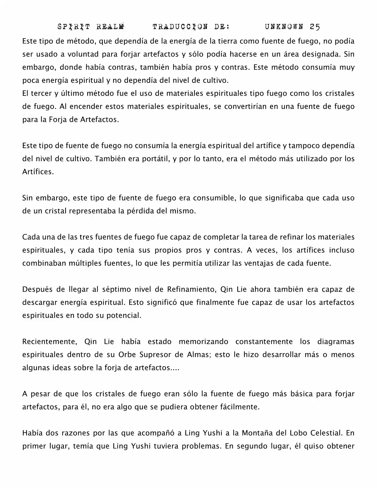Spirit Realm (Novela) - Capítulo 24 - Página 3 - LectorTMOo
