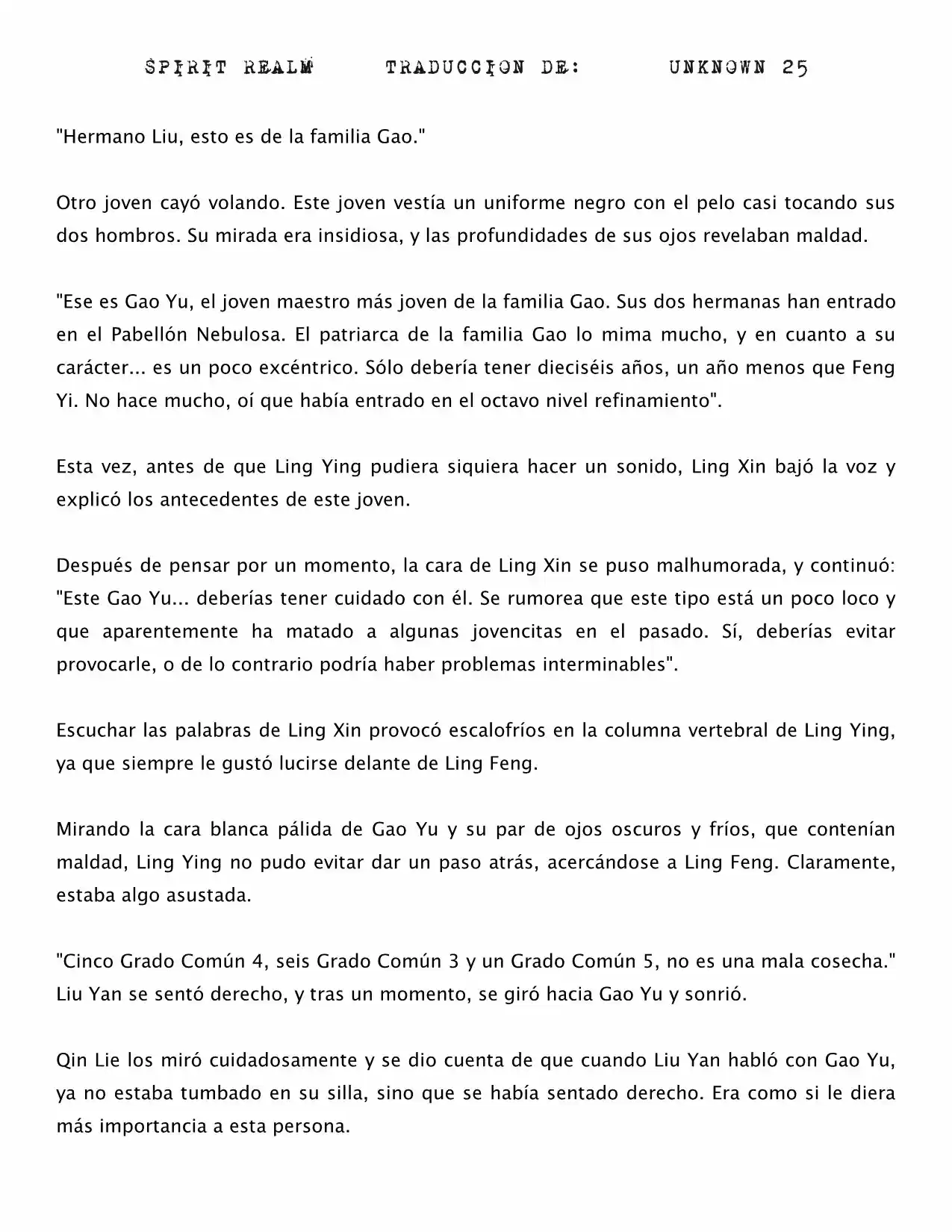 Spirit Realm (Novela) - Capítulo 24 - Página 6 - LectorTMOo