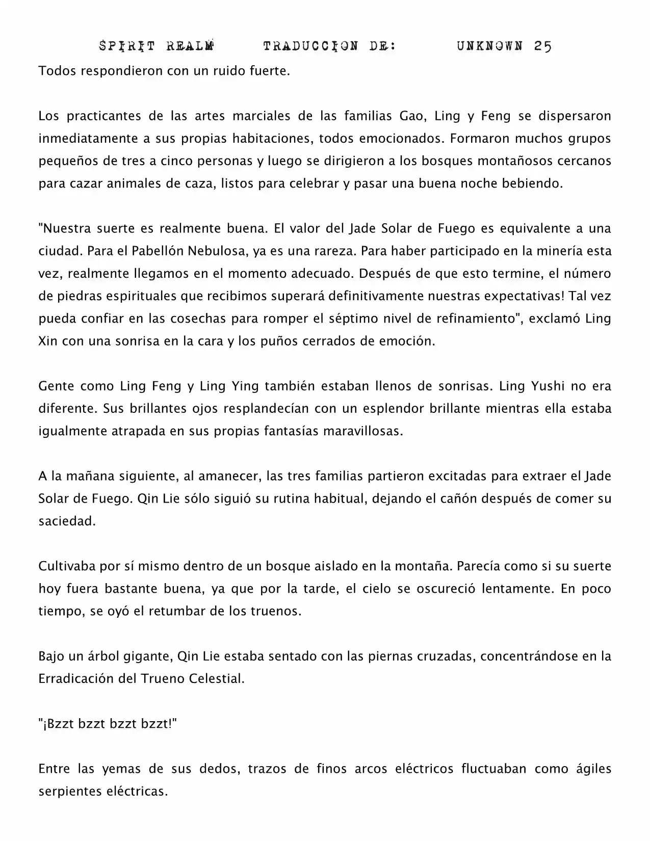Spirit Realm (Novela) - Capítulo 25 - Página 5 - LectorTMOo