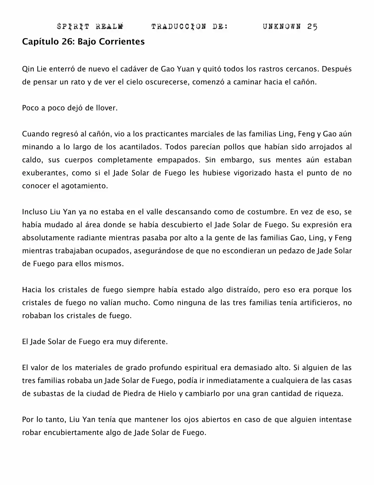 Spirit Realm (Novela) - Capítulo 26 - Página 1 - LectorTMOo