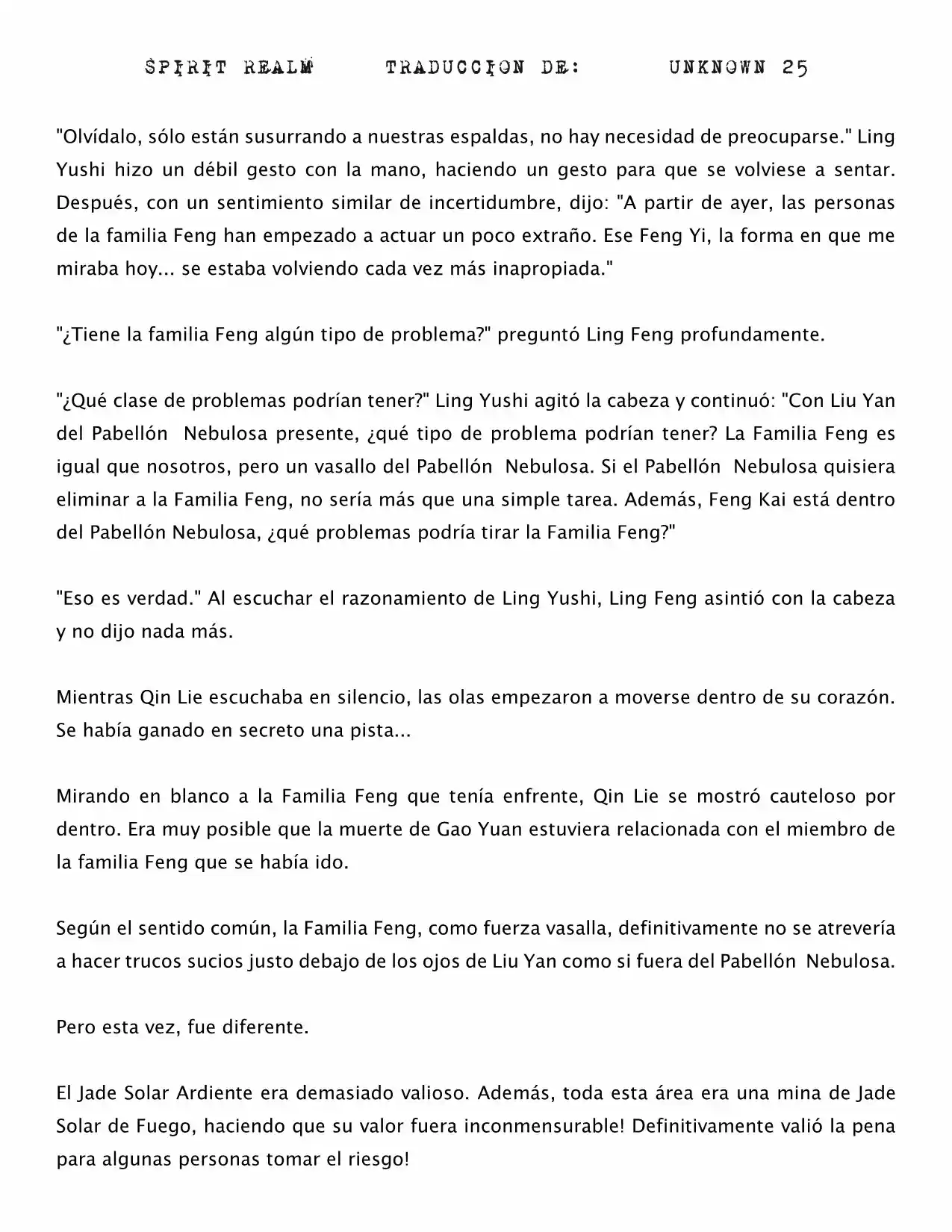 Spirit Realm (Novela) - Capítulo 26 - Página 5 - LectorTMOo