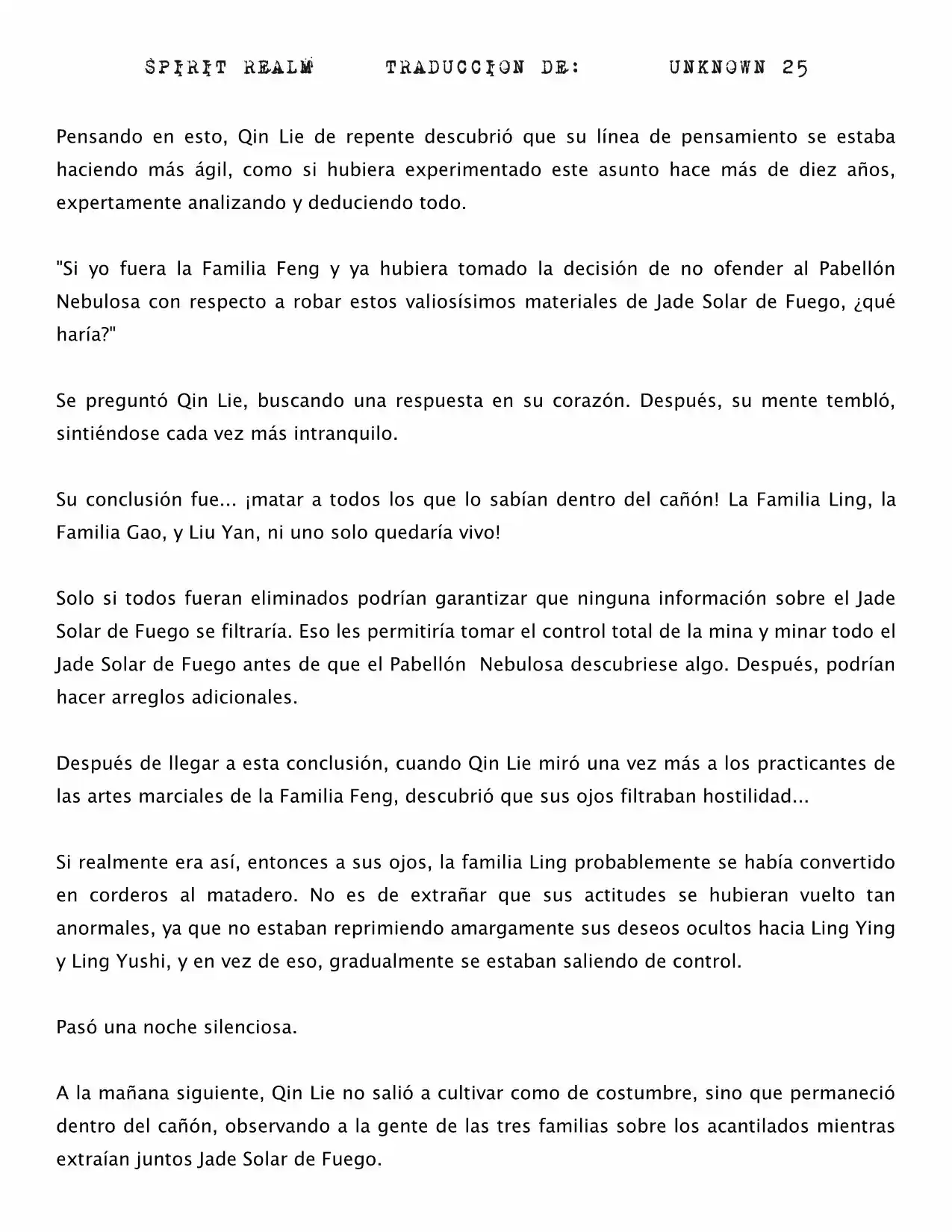 Spirit Realm (Novela) - Capítulo 26 - Página 6 - LectorTMOo