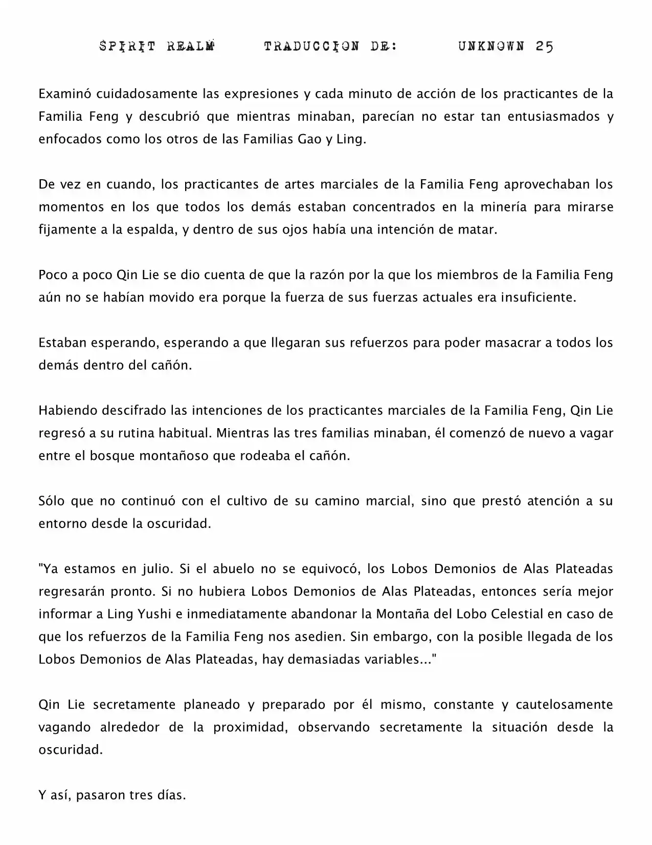 Spirit Realm (Novela) - Capítulo 26 - Página 7 - LectorTMOo